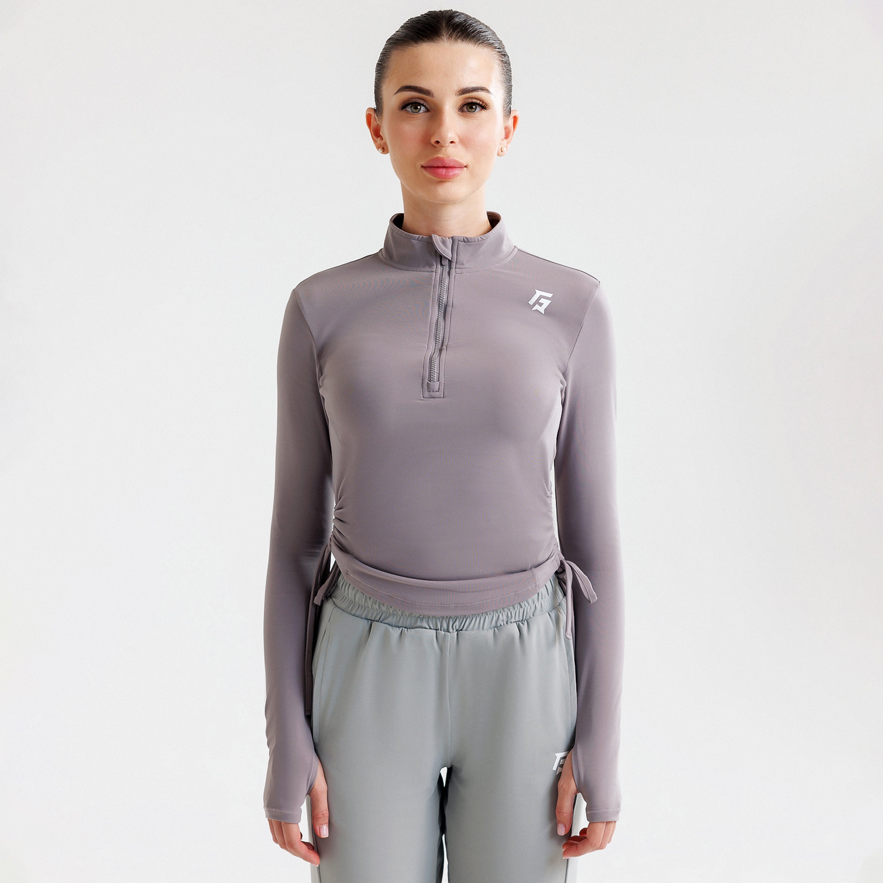 Summit Crop Top (Grey)