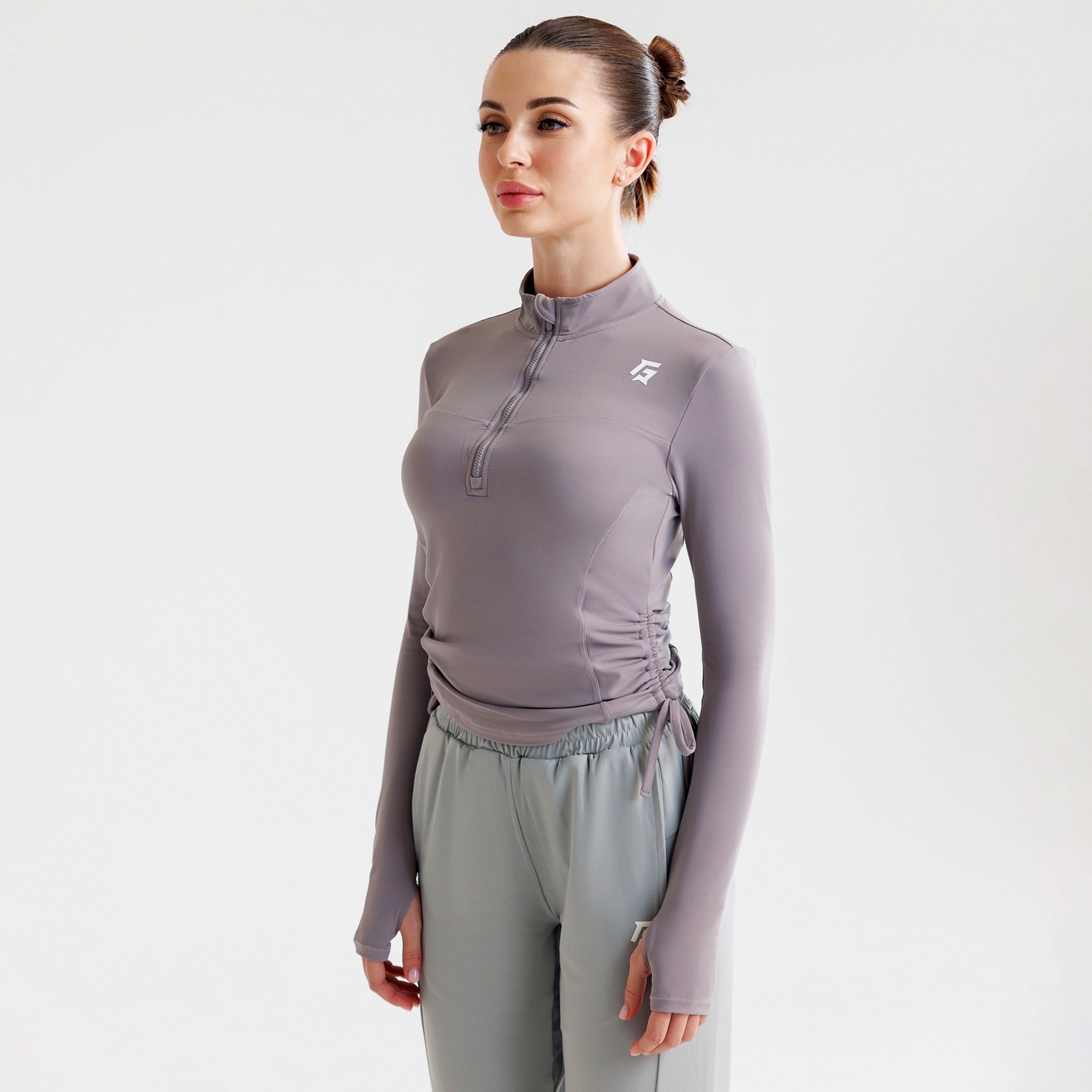 Summit Crop Top (Grey)