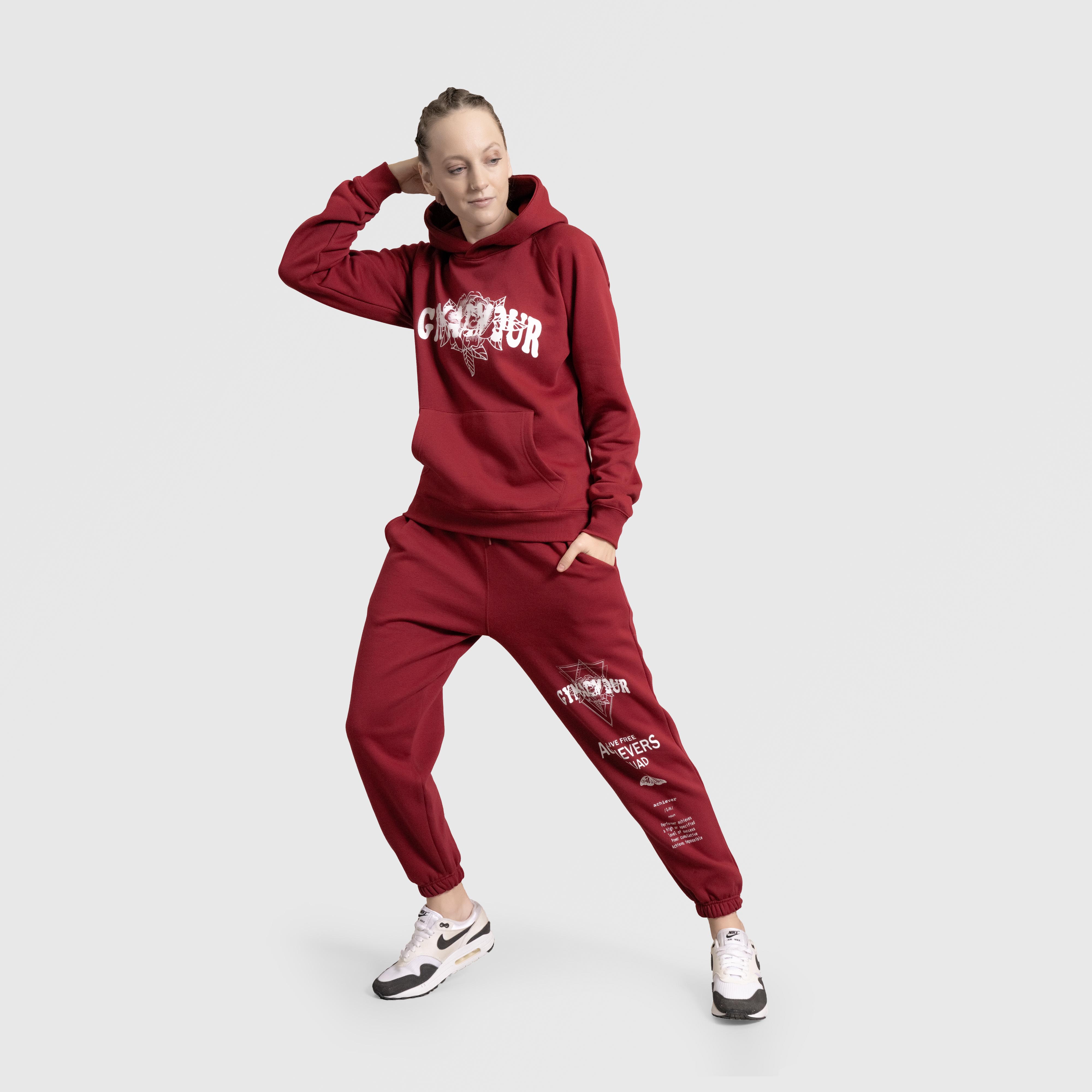 Achievers Hoodie (Burgundy)
