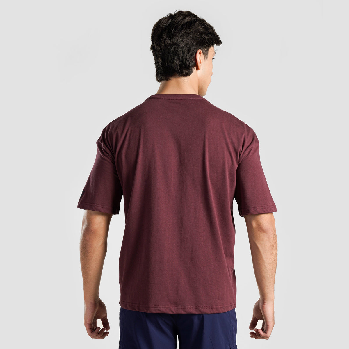 men gym t-shirt sportswear breathable workout tee back view Men T-Shirt Gym Armour Pakistan
