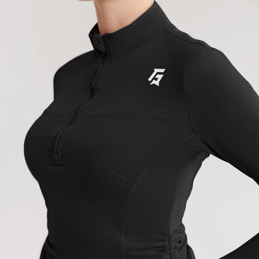 Summit Crop Top (Black)