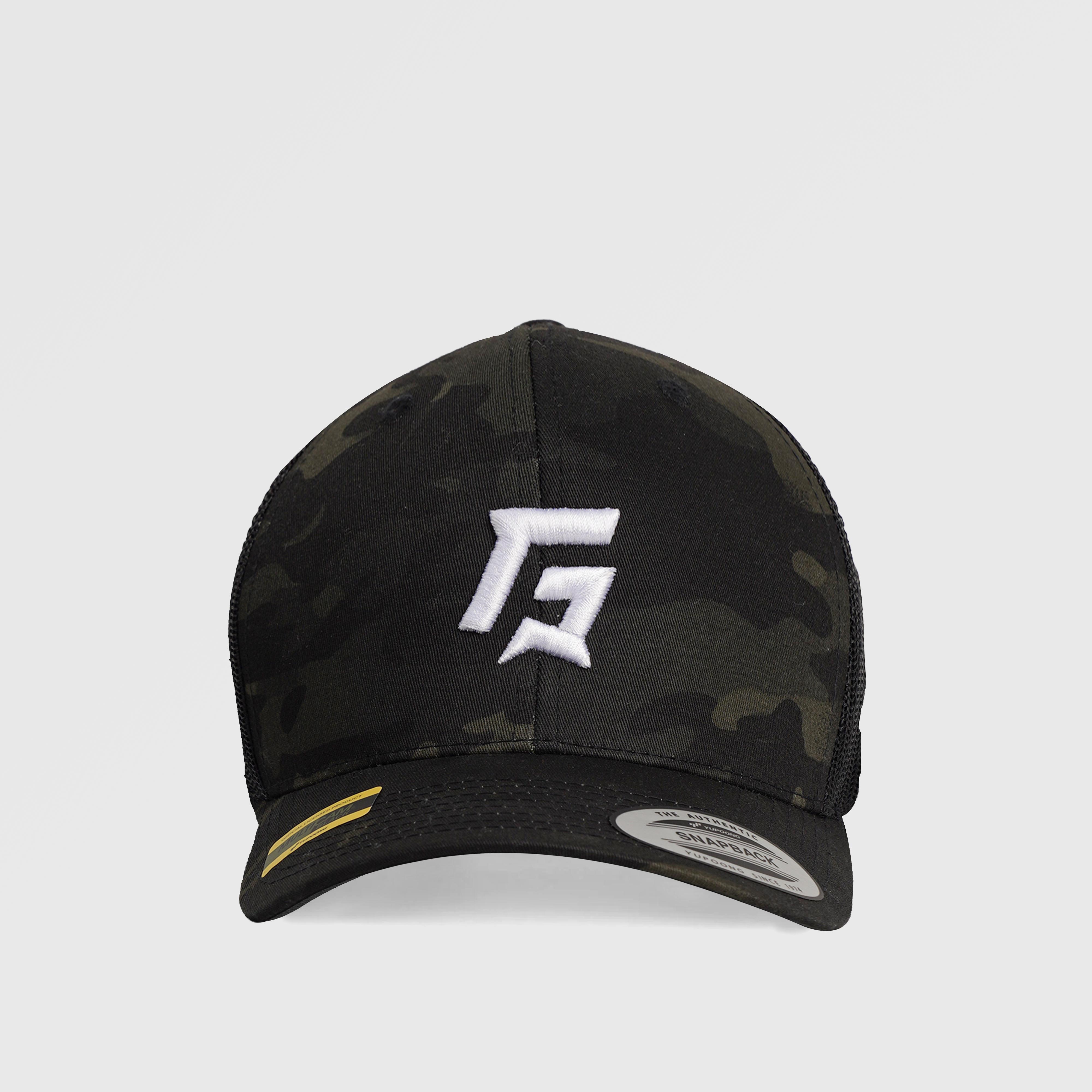 GA Camouflage Trucker Cap (Black)