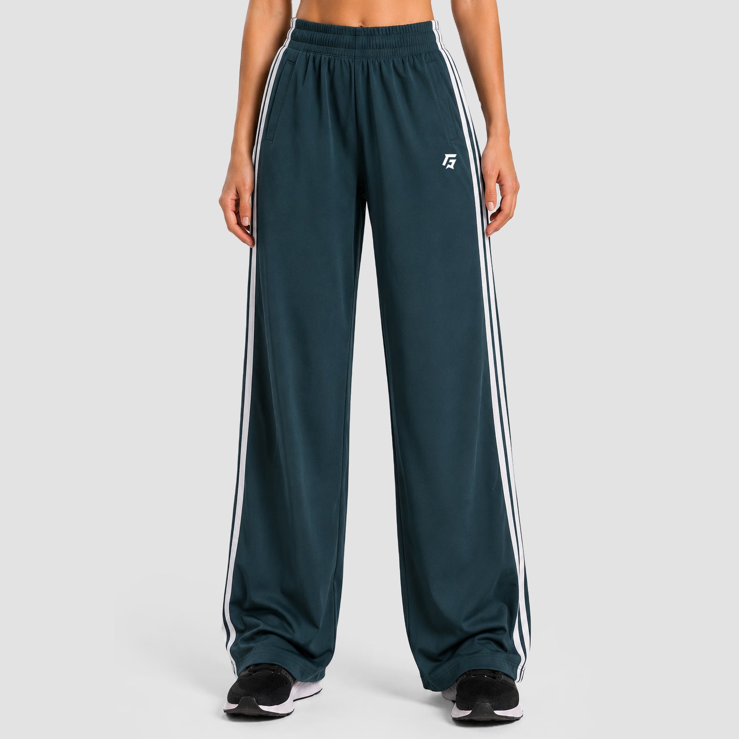 Classic Wide Leg Pants (Green)