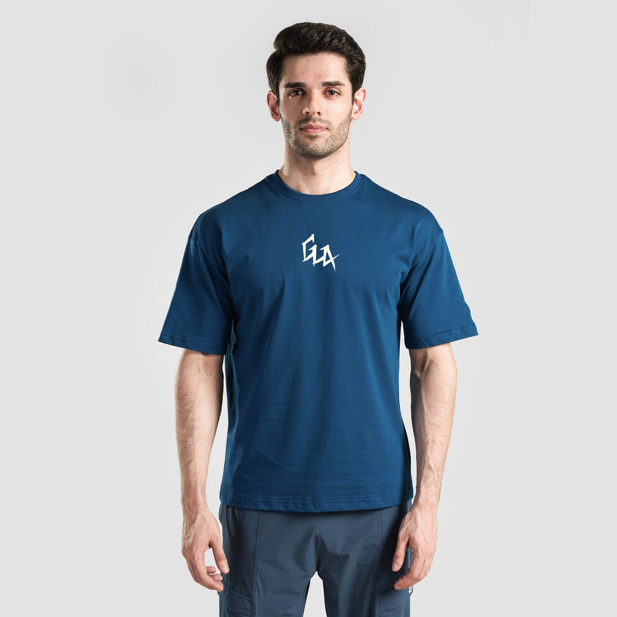 men gym t-shirt sportswear breathable workout tee front view Men T-Shirt Gymarmour Pakistan