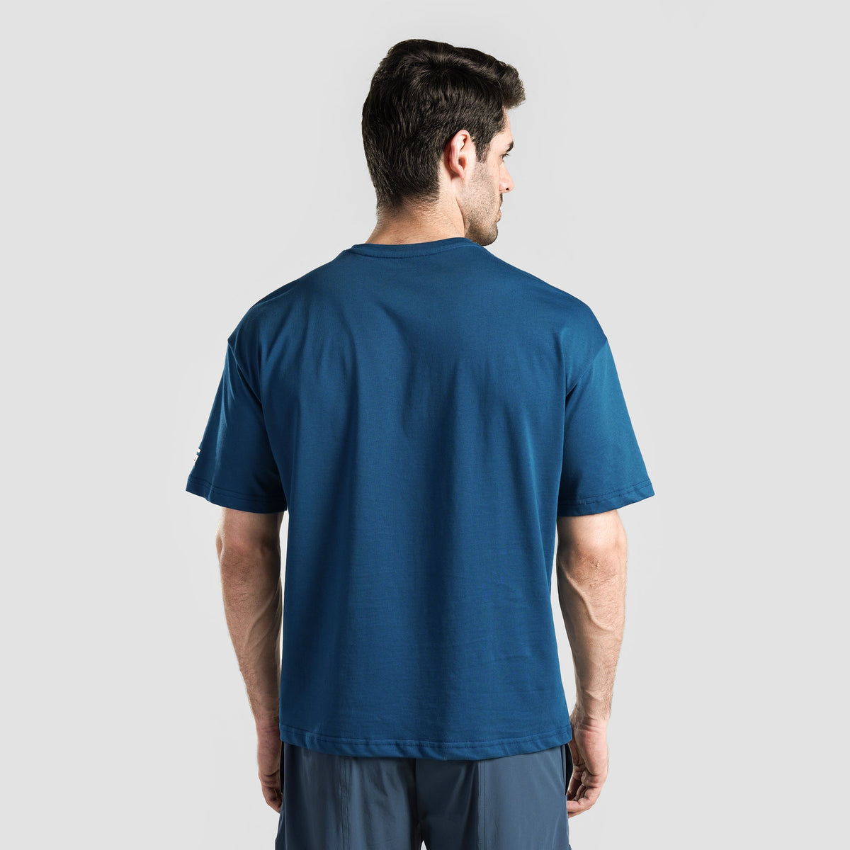 men gym t-shirt sportswear breathable workout tee back view Men T-Shirt Gym Armour Pakistan