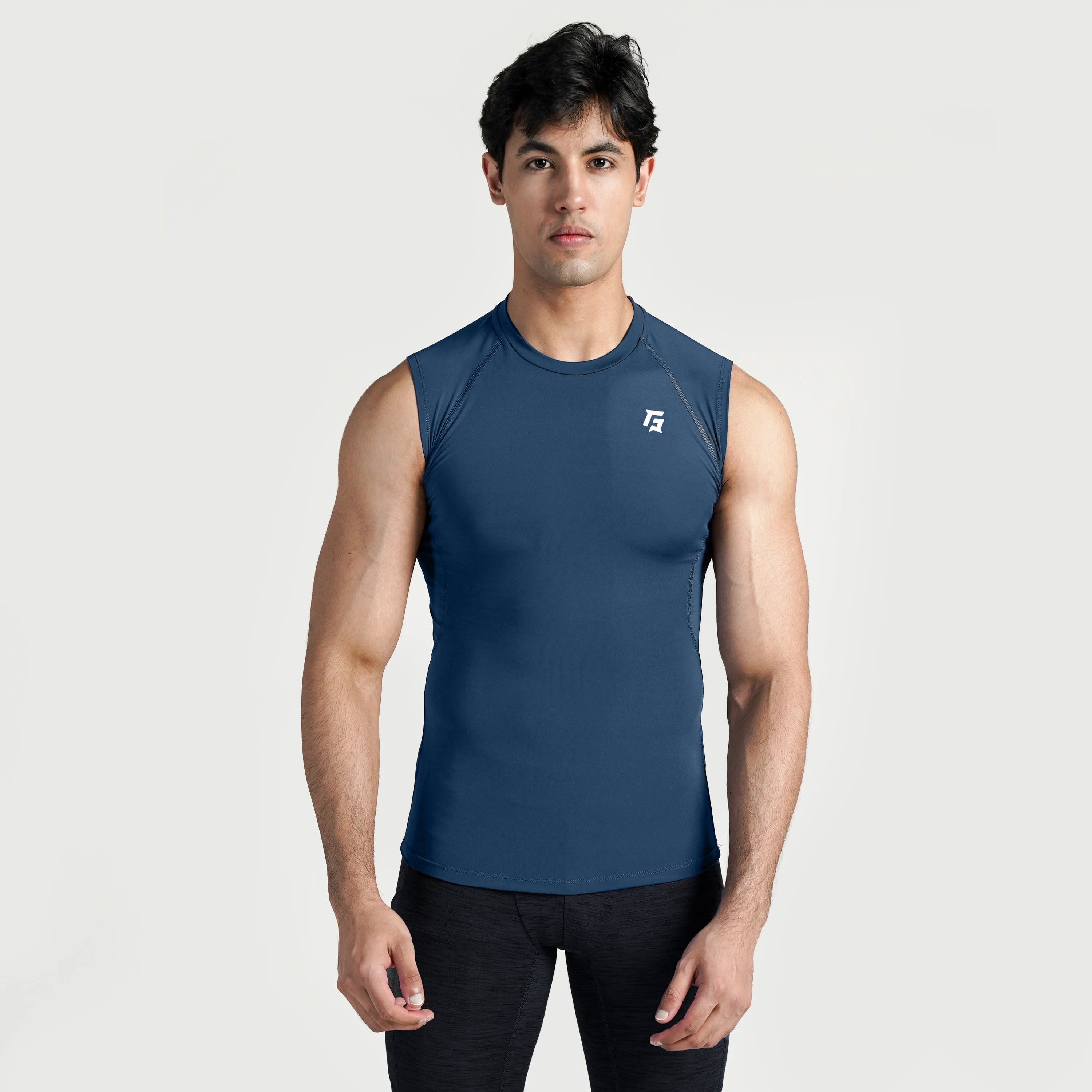 GA Compression Sleeveless 2.0 (Teal)