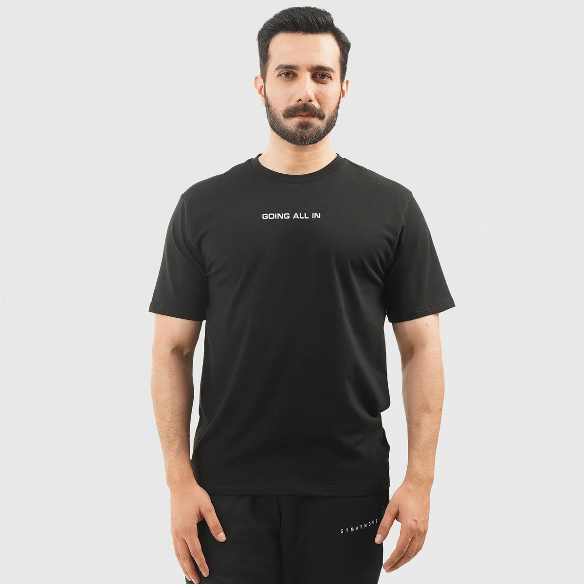 men gym t-shirt sportswear breathable workout tee back view Men T-Shirt Gymarmour Pakistan