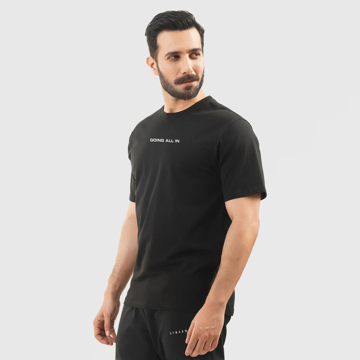 men gym t-shirt sportswear breathable workout tee front view Men T-Shirt Gymarmour Pakistan