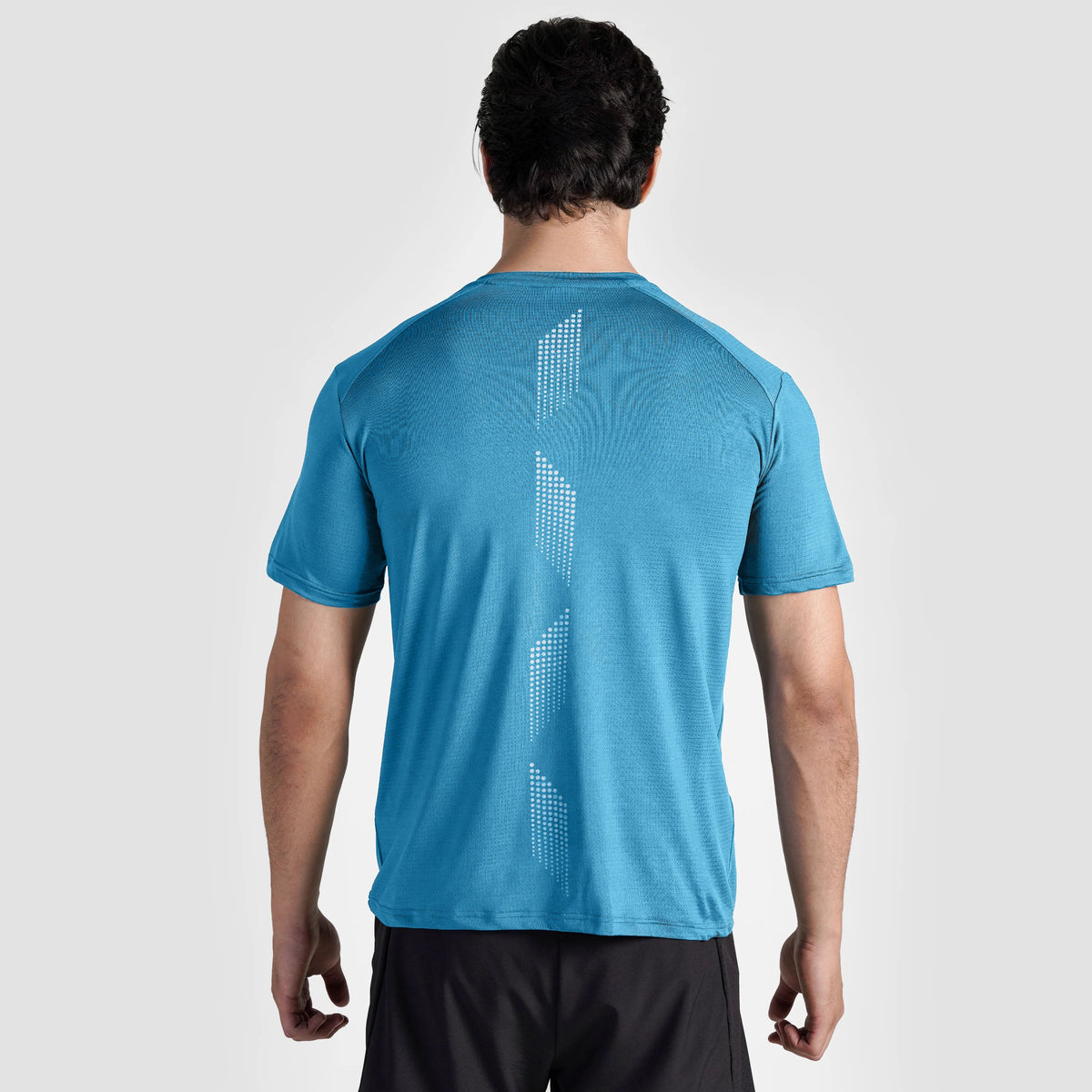 men gym t-shirt sportswear breathable workout tee back view Men T-Shirt Gymarmour Pakistan