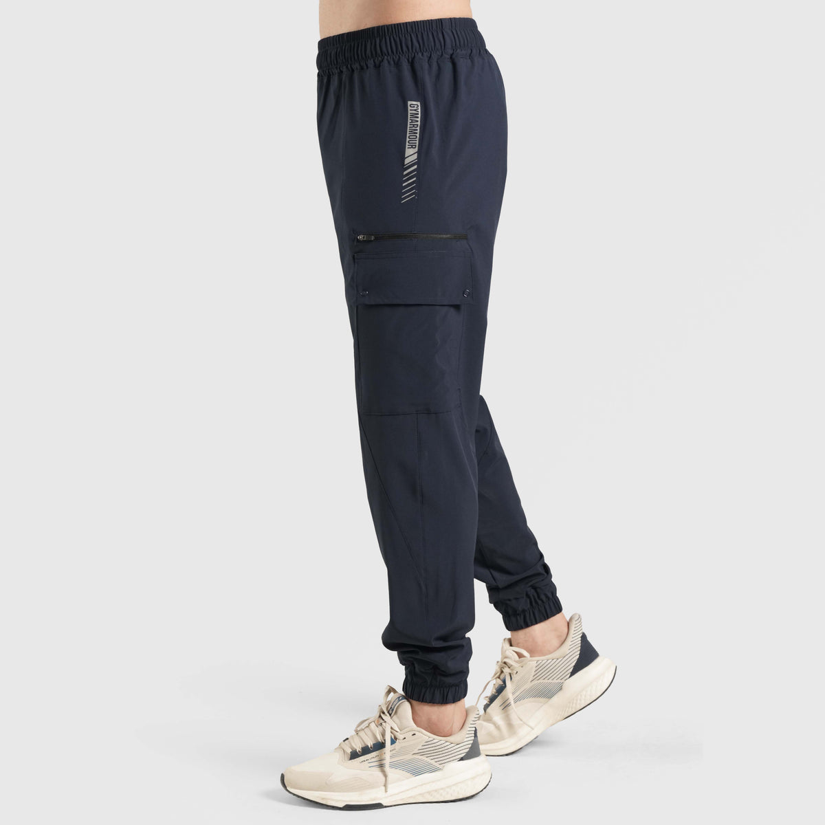 men gym trousers workout pants breathable fitness training bottoms side view Men Gym Trousers GymArmour Pakistan