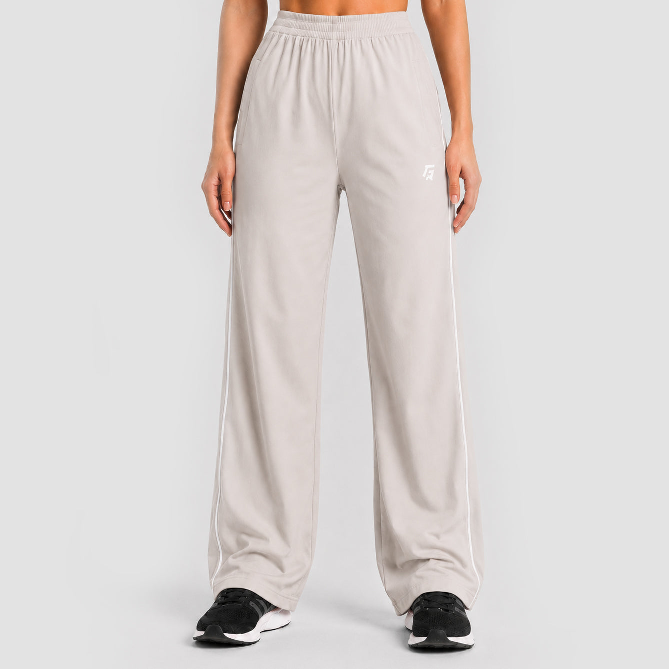 Minimal Stripe Flow Pants (Off White)