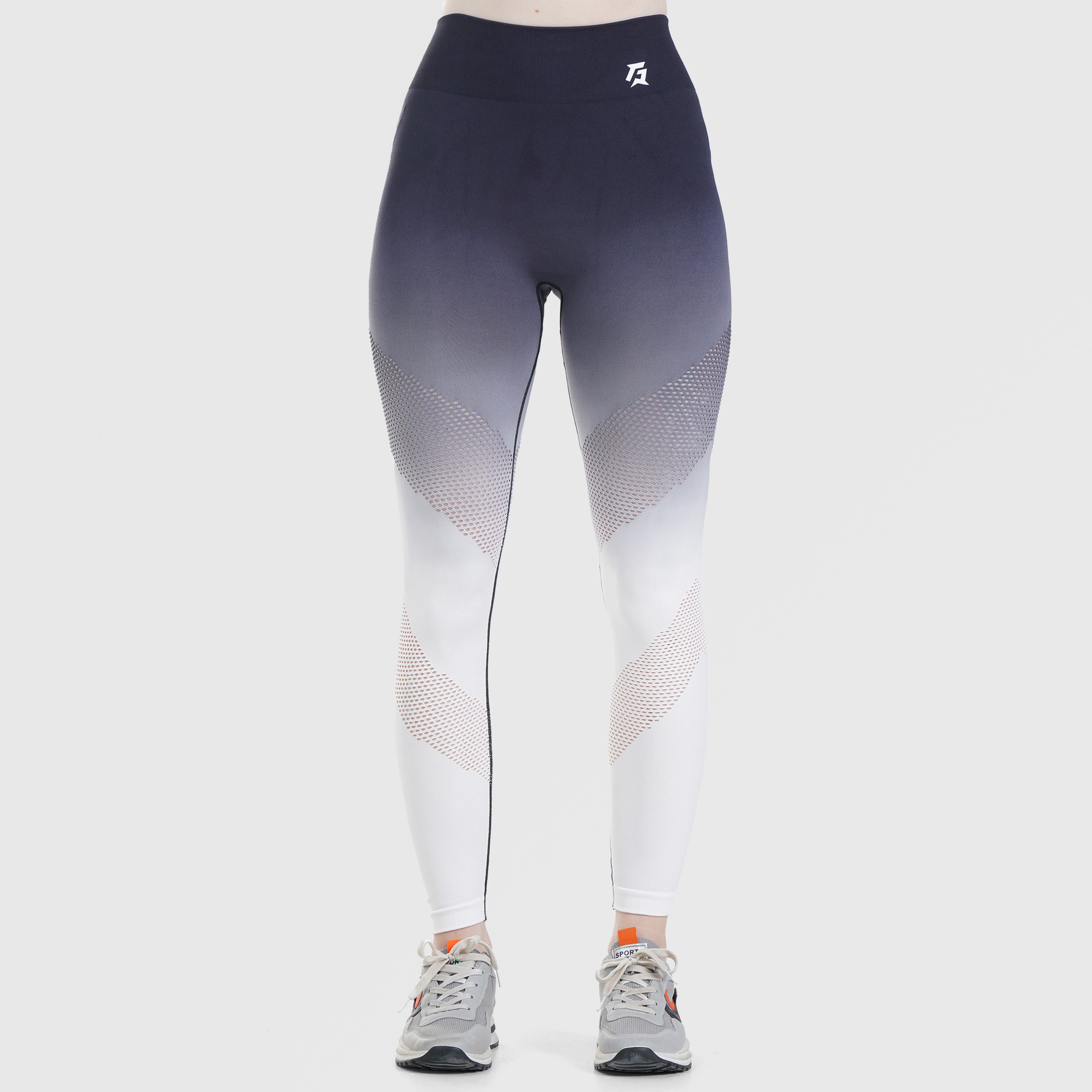 Futuristic Breathable Seamless Leggings (Black)