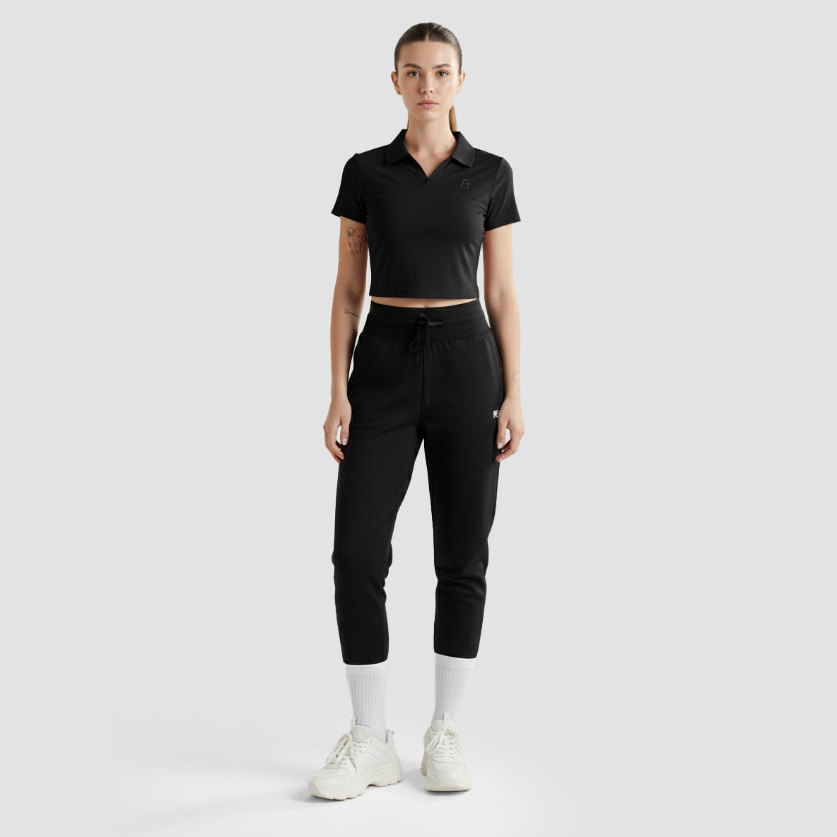 Motion Collar Tee (Black)