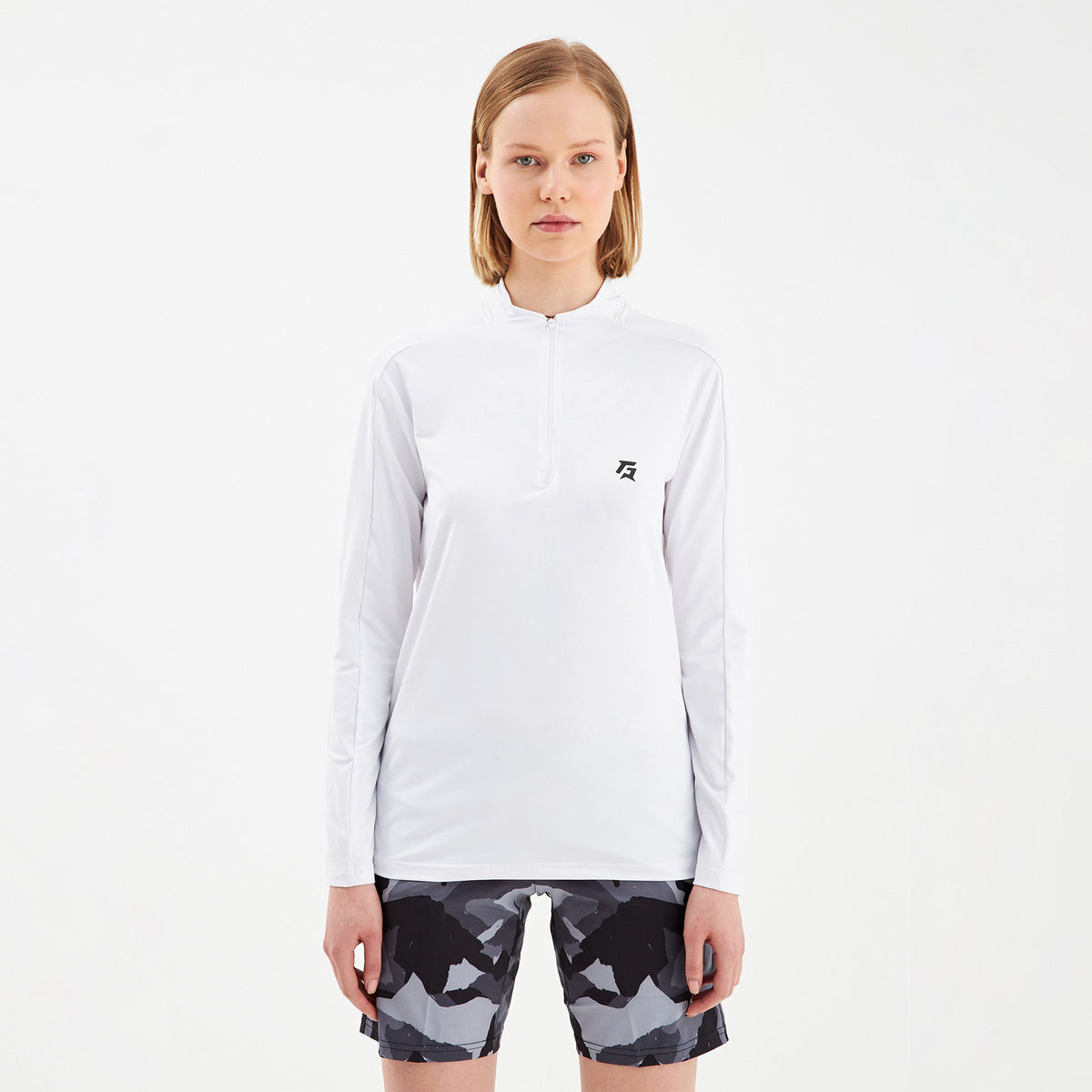 women gym jacket zip up workout sportswear front view Women Gym Jacket Gymarmour Pakistan