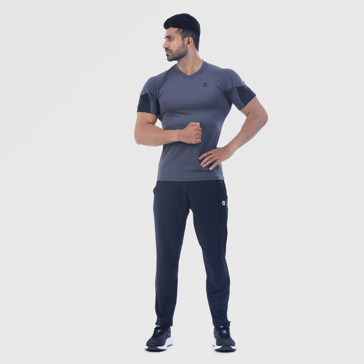 men gym t-shirt sportswear breathable workout tee fabric detail Men T-Shirt GymArmour Pakistan