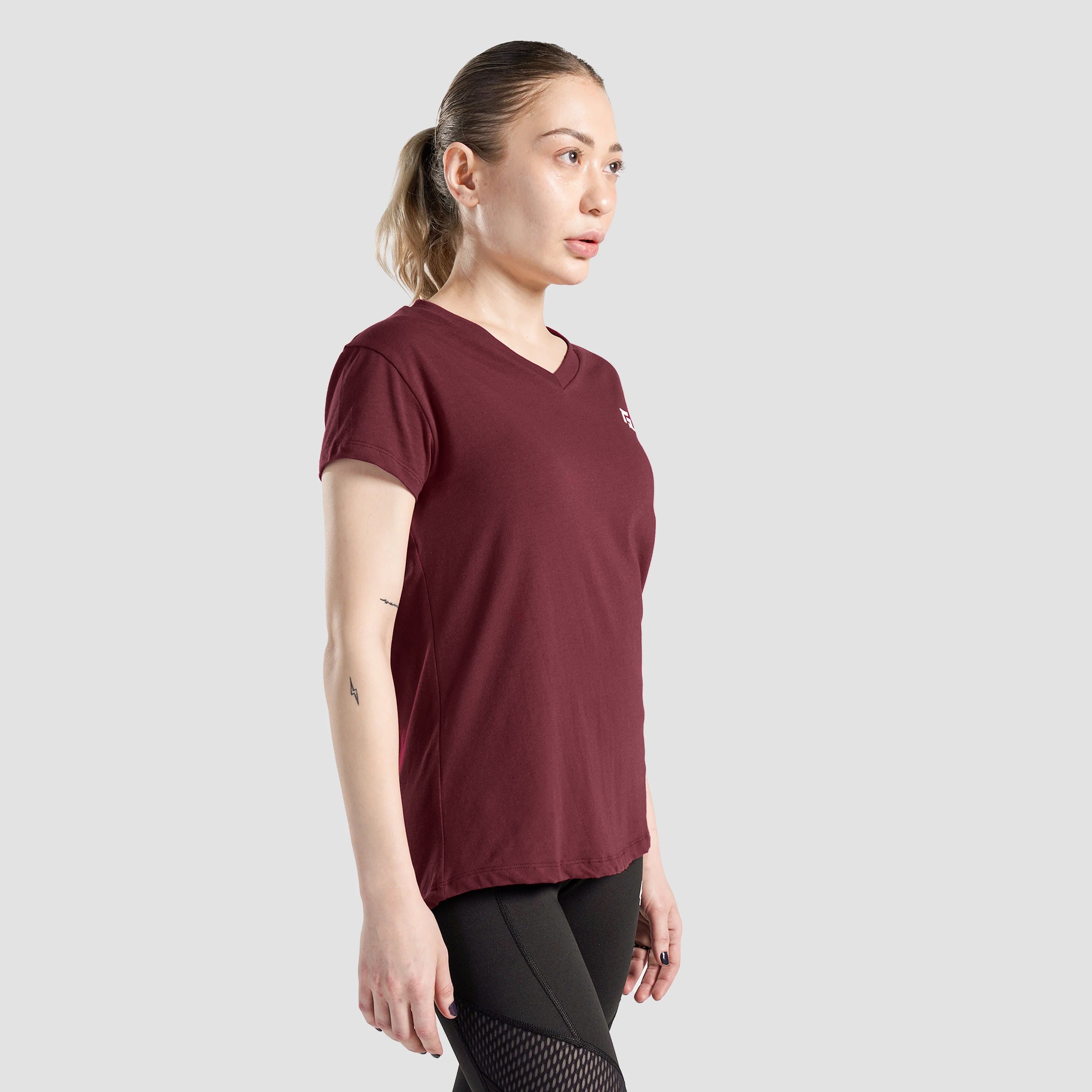 Sculpy Core Tee (Burgundy)