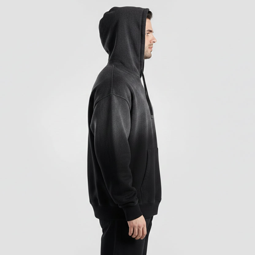 Tie Dye Hoodie (Black)