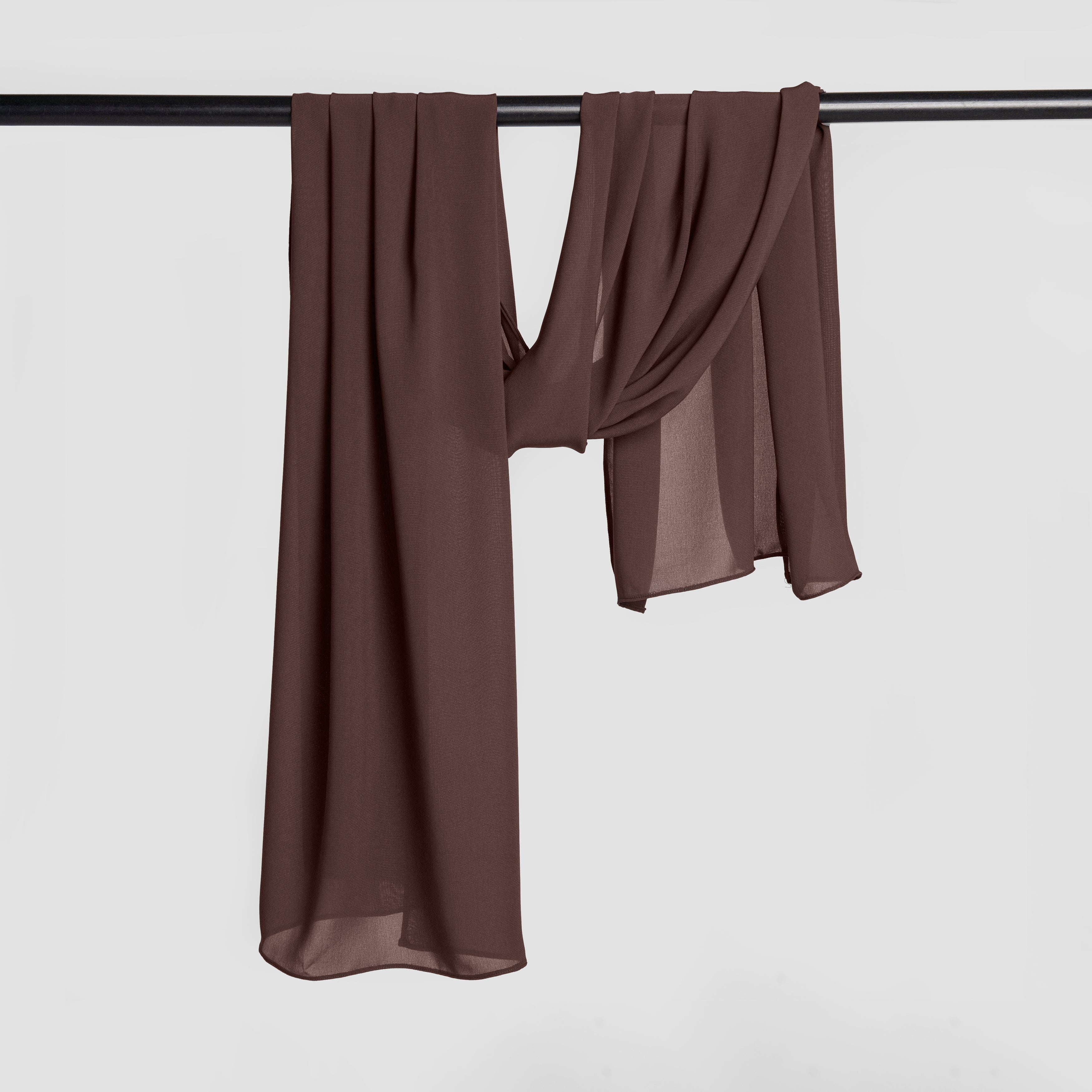 GAI Basic Hijab (Dark Brown)