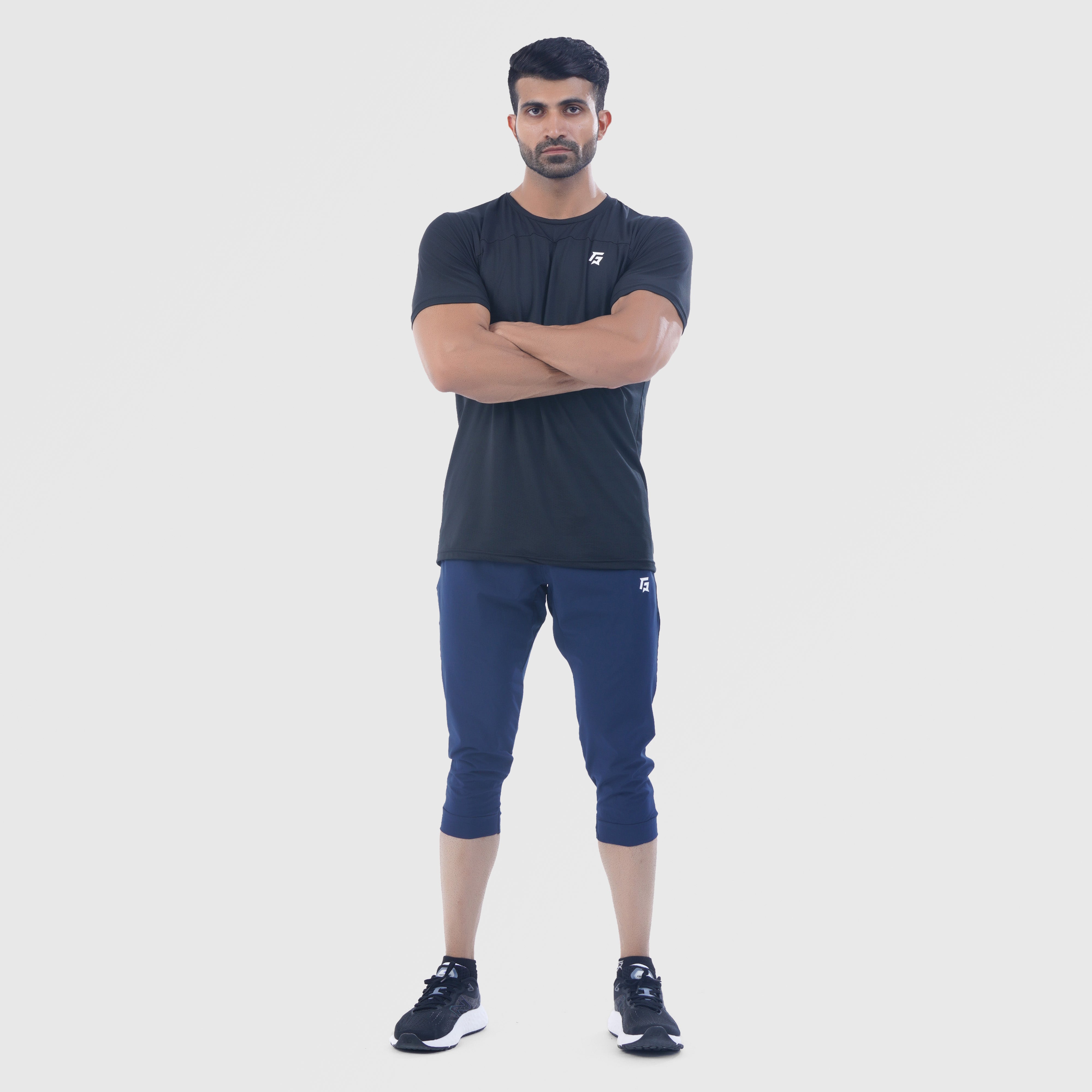 Resistance 3/4 Bottoms (Navy)