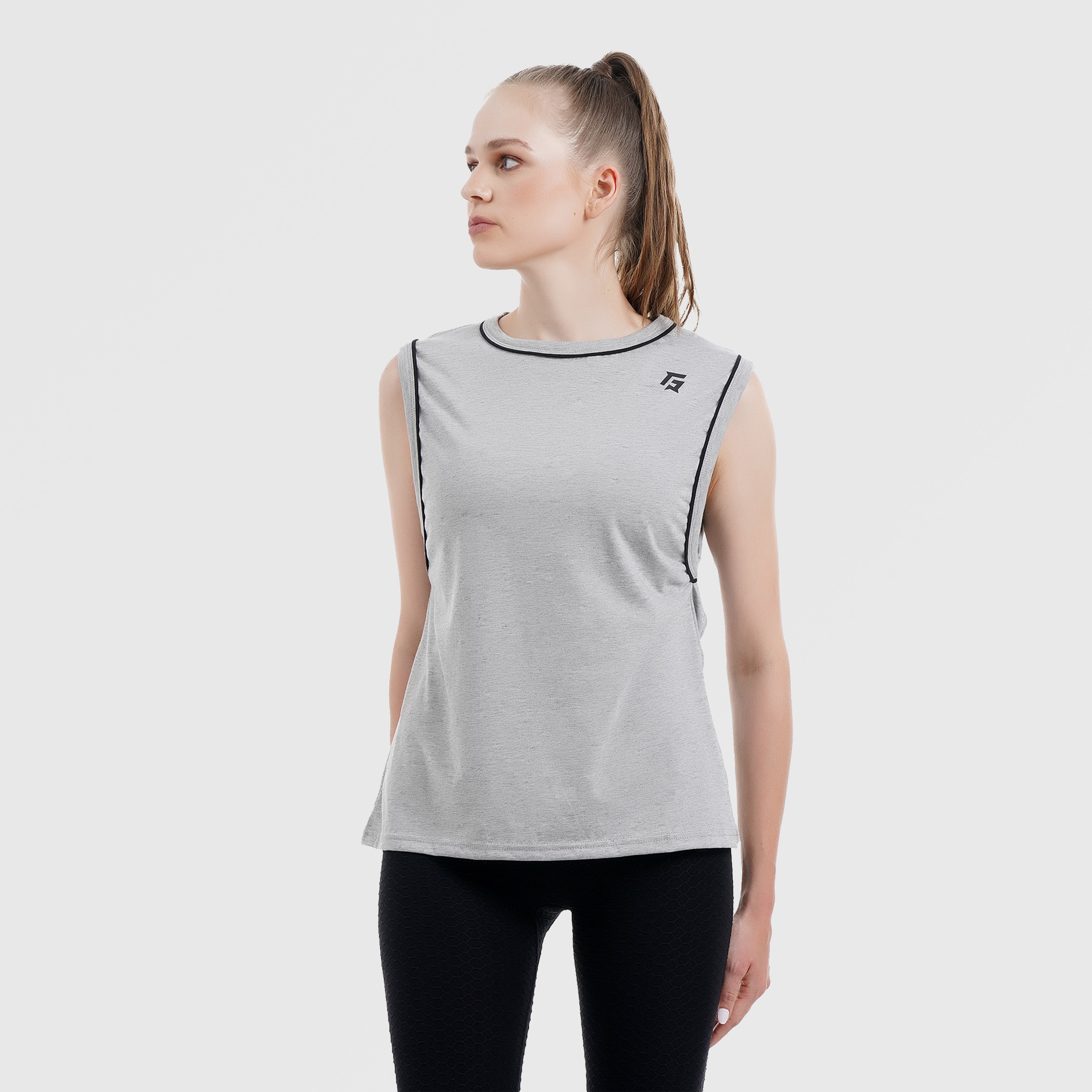 Fraction Tank (Heather Grey)