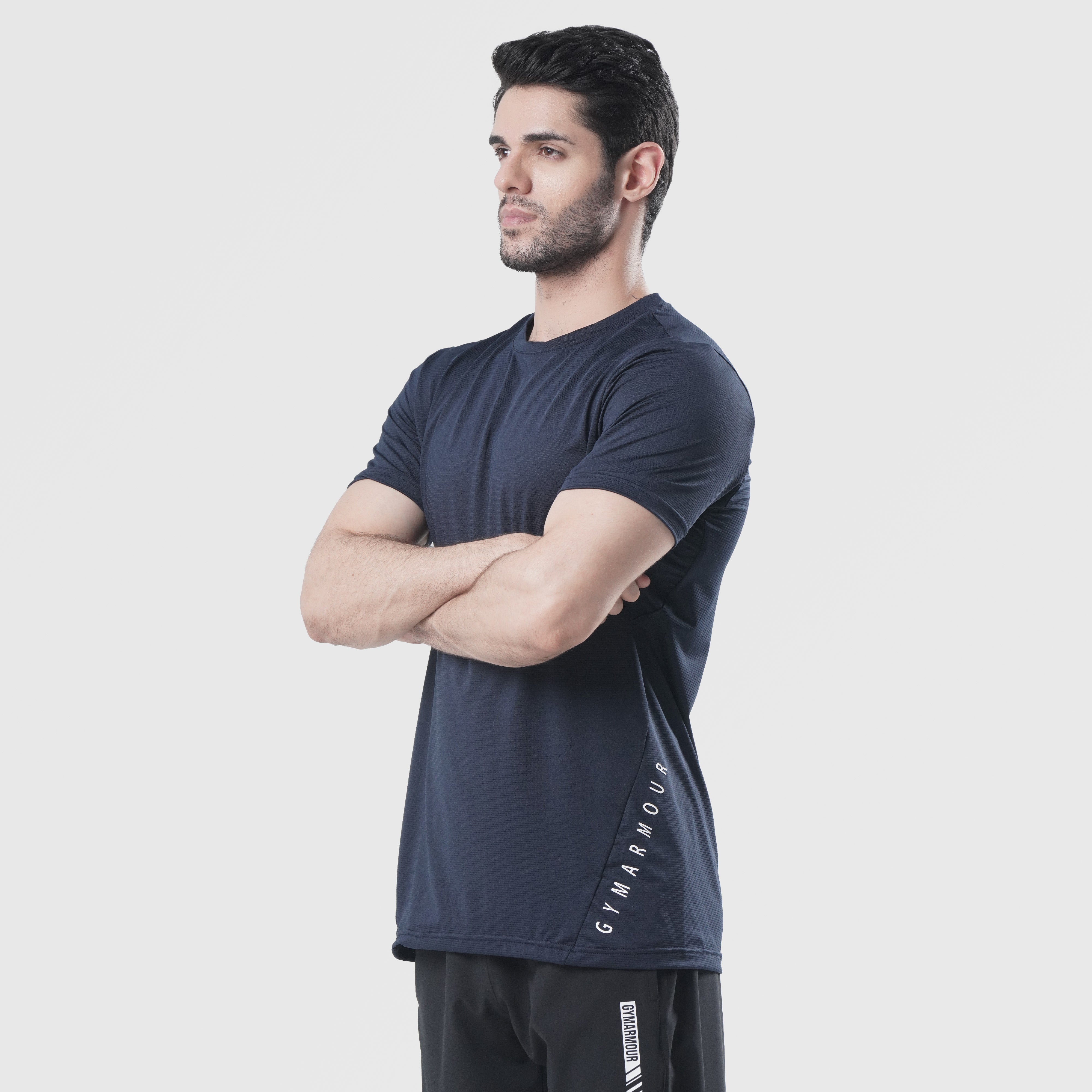Stretch Pulse Performance Tee (Navy)
