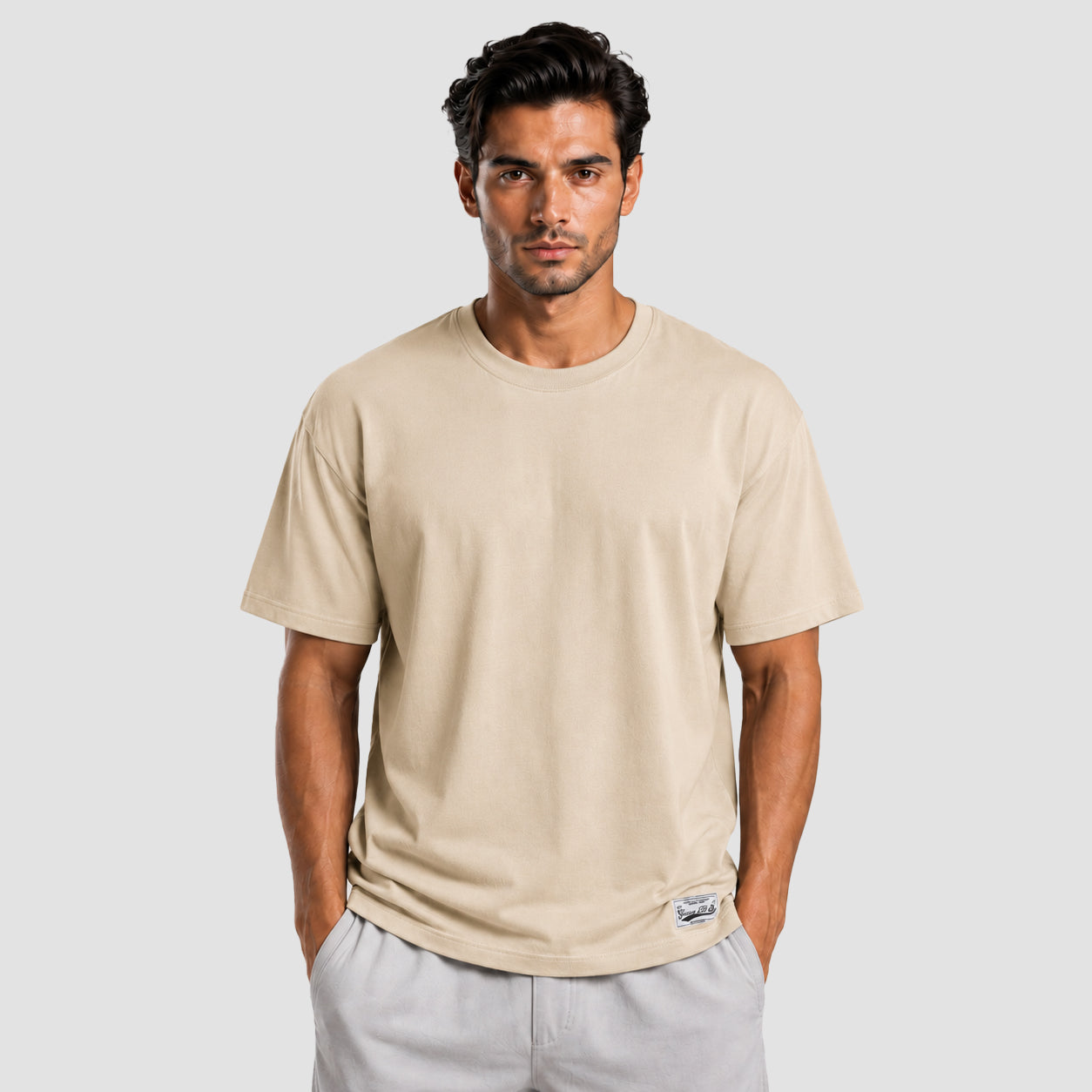 Essential Flow Tee (Beige)