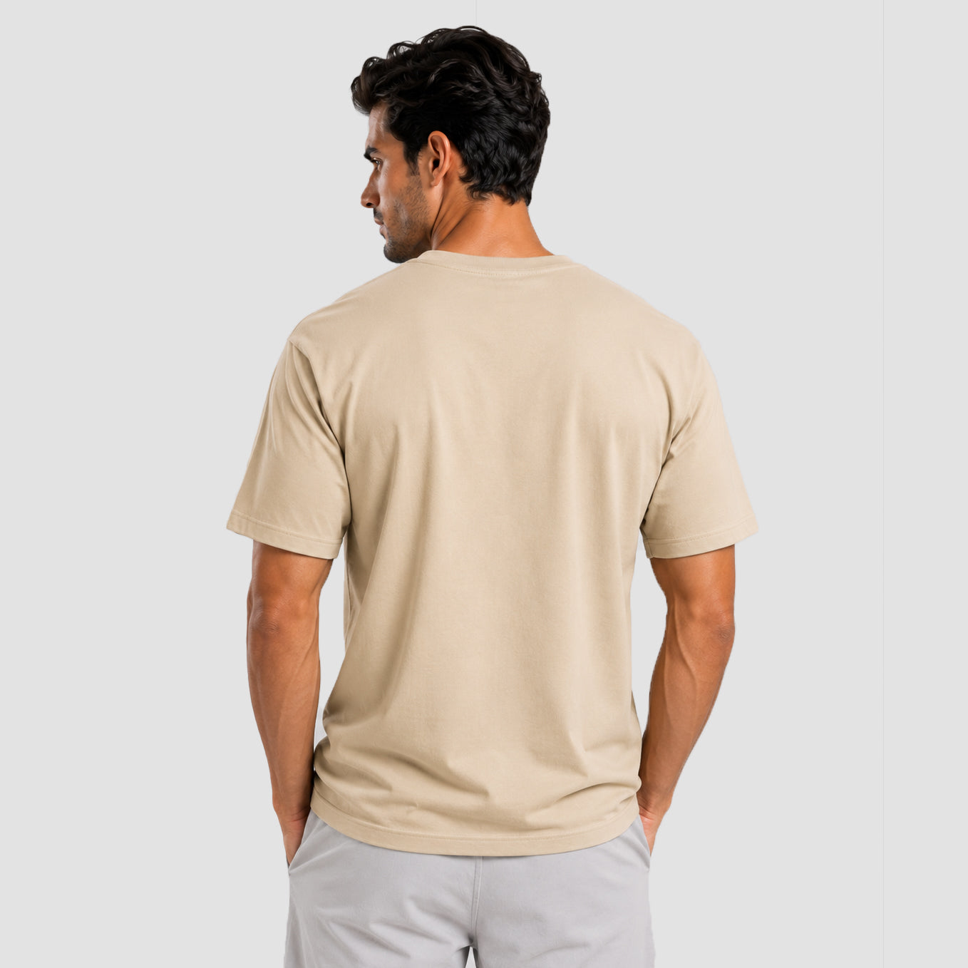Essential Flow Tee (Beige)