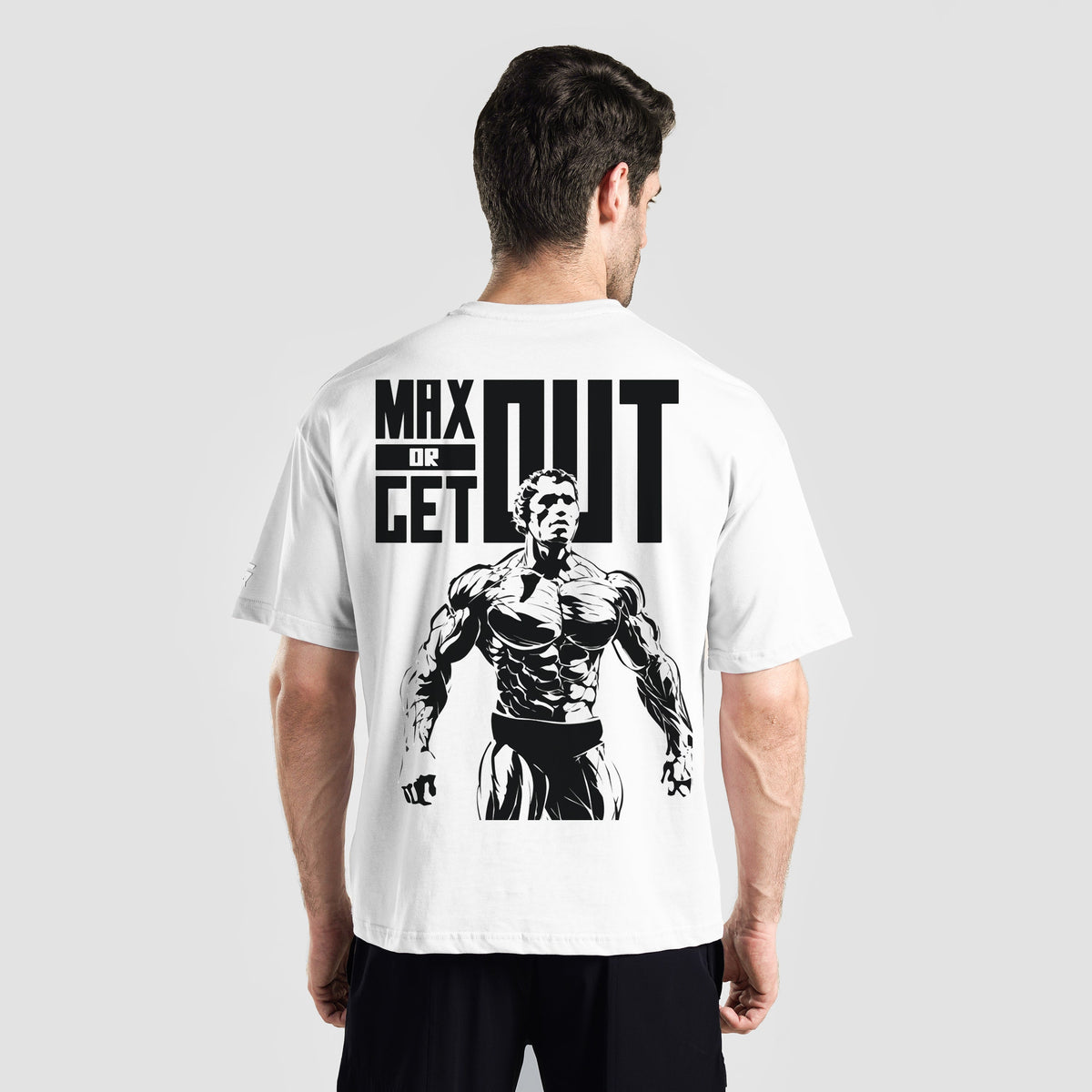 men gym t-shirt sportswear breathable workout tee front view Men T-Shirt Gymarmour Pakistan