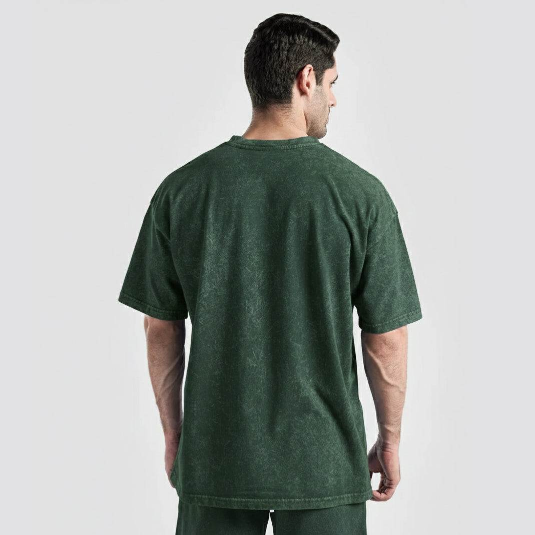 Distressed WashTee (Green)