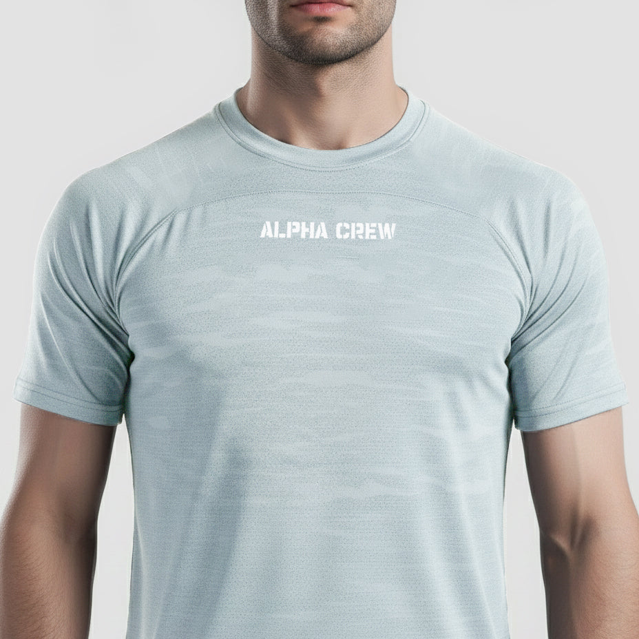 Alpha Crew Tee (Light Grey)