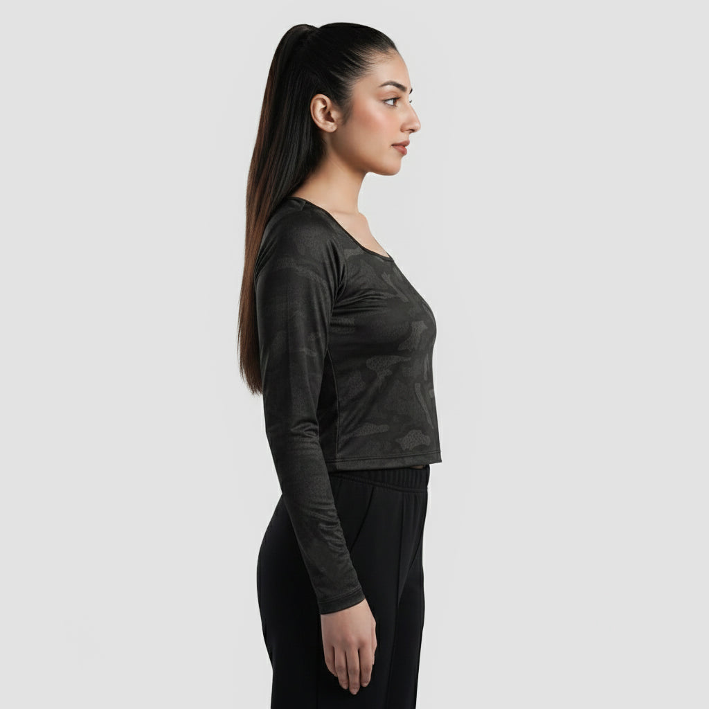 Tempo Compression Top (Black)