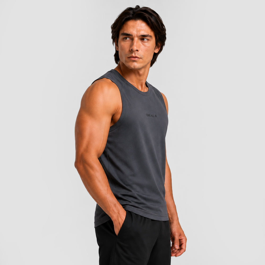 Max Rep Tank (Grey)