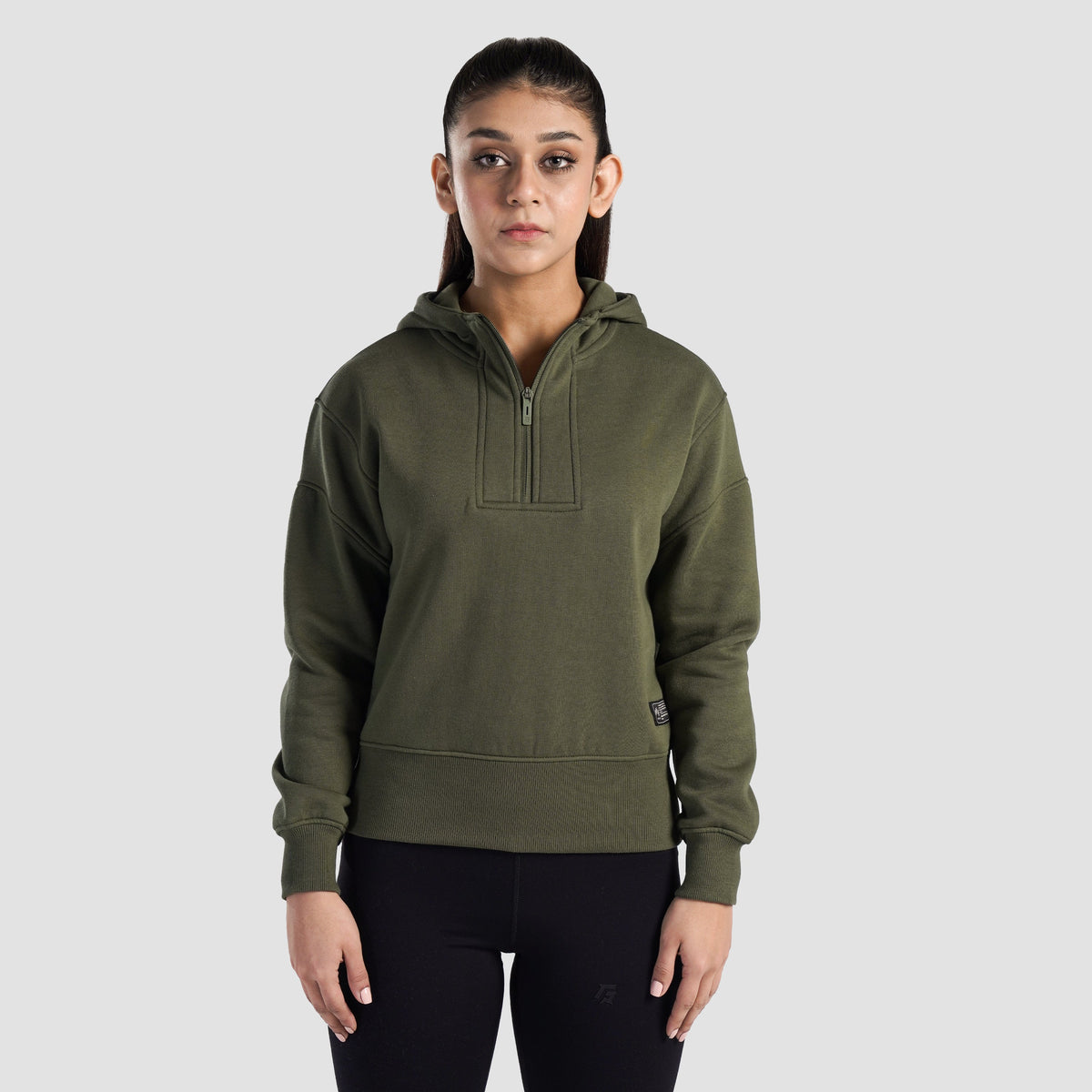 women track top zip gym jacket training outerwear front view Women Track Top Gym Armour Pakistan