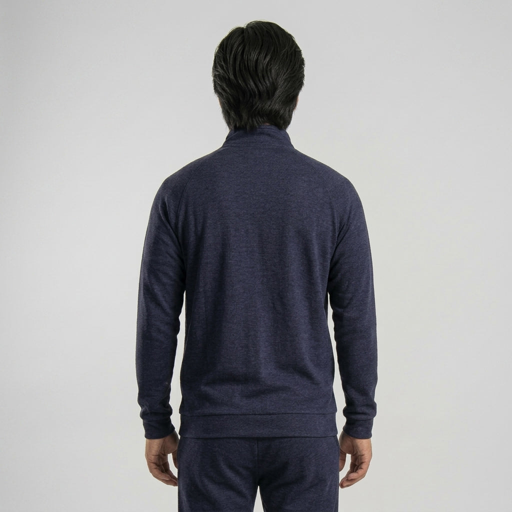 Run Track Zipper (Navy)