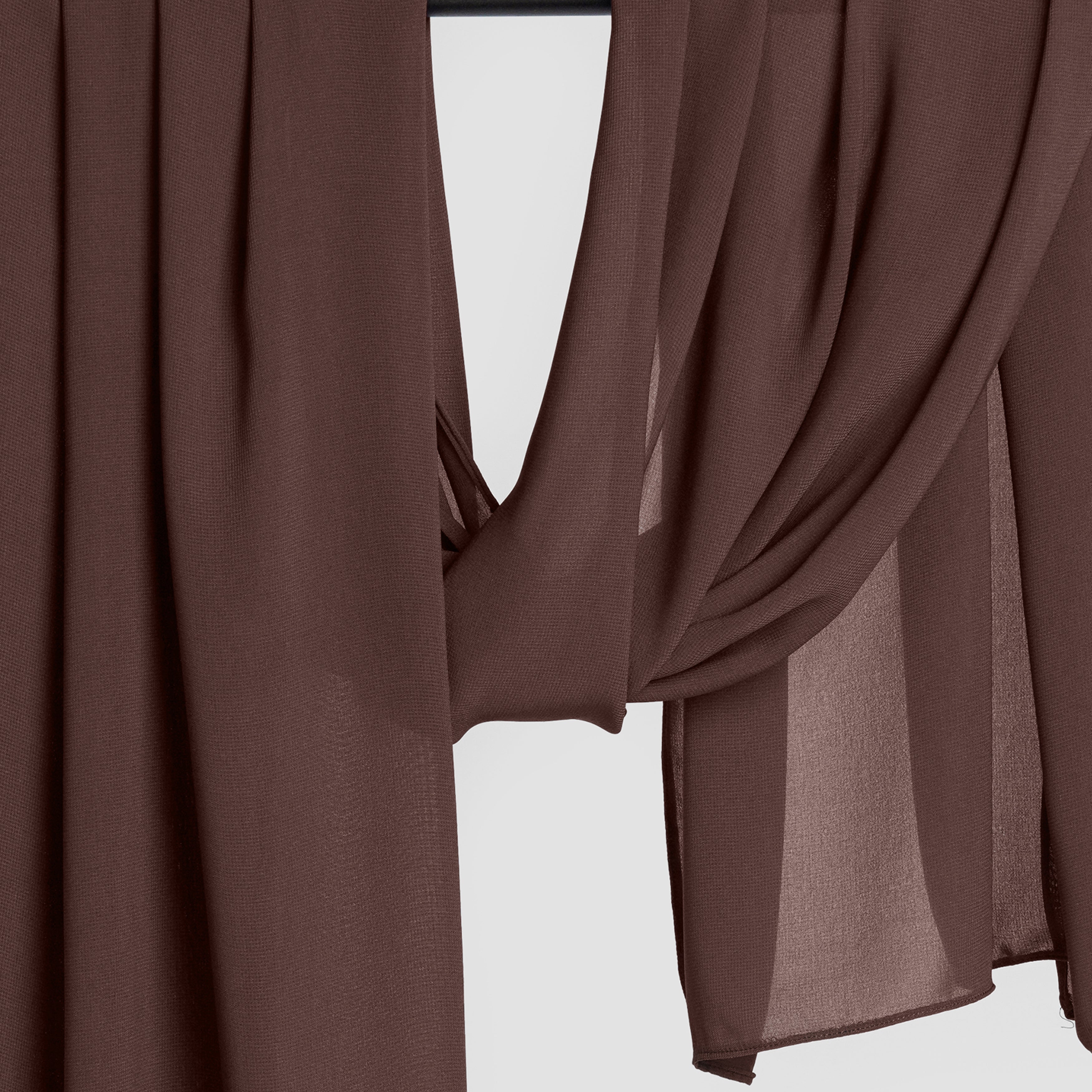 GAI Basic Hijab (Dark Brown)