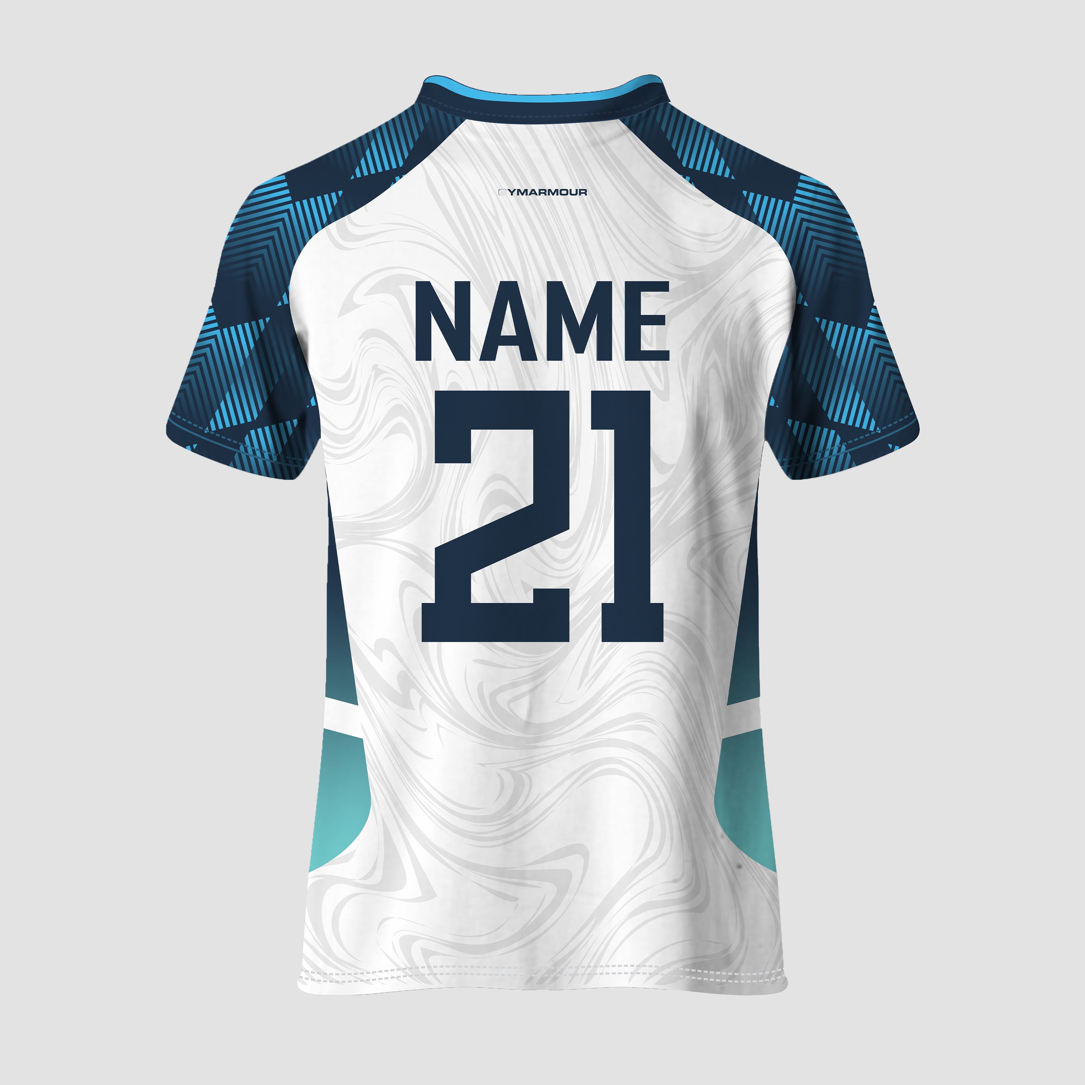 Aqua Pulse Customized Jersey (Blue)