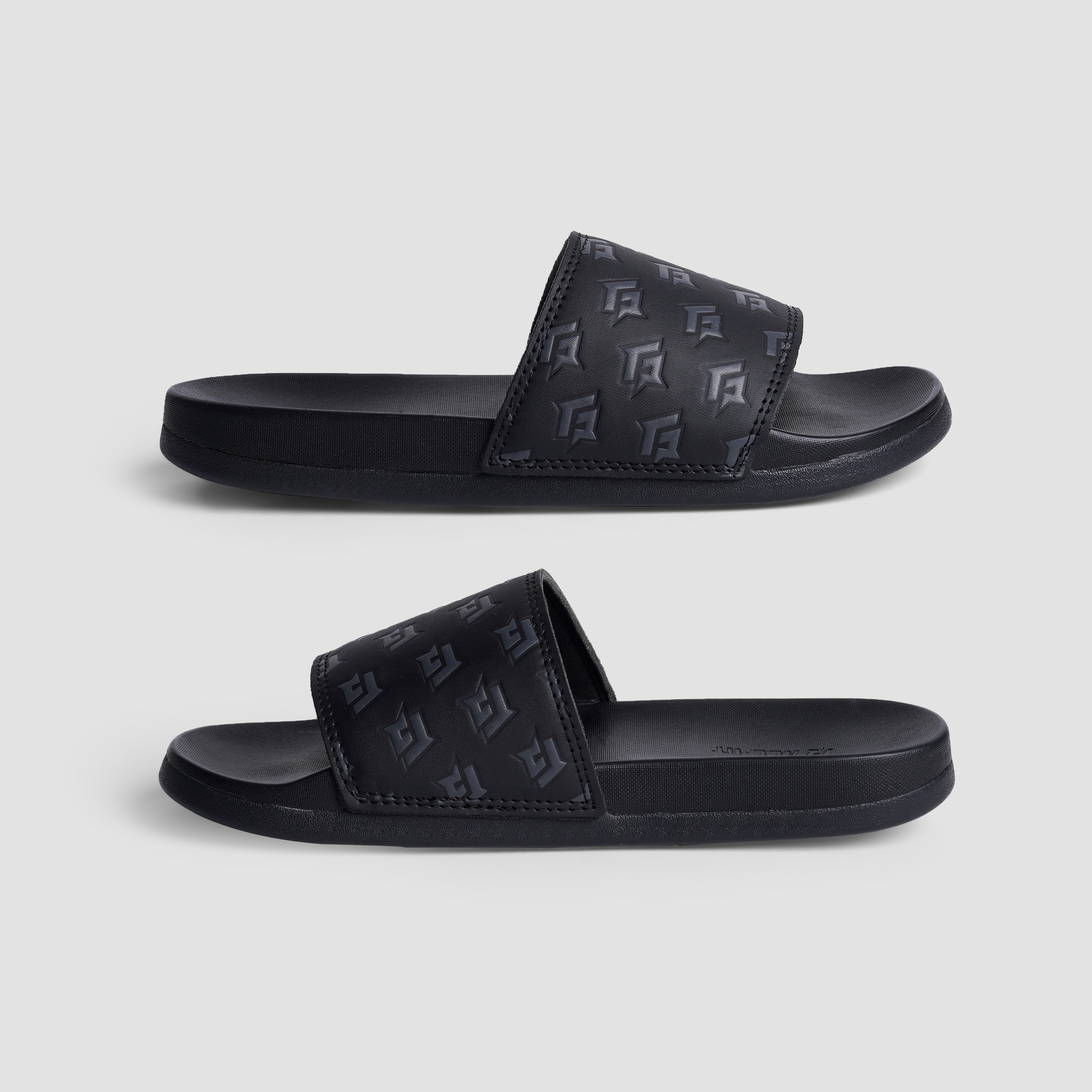 Flex Slide Slippers (Black)