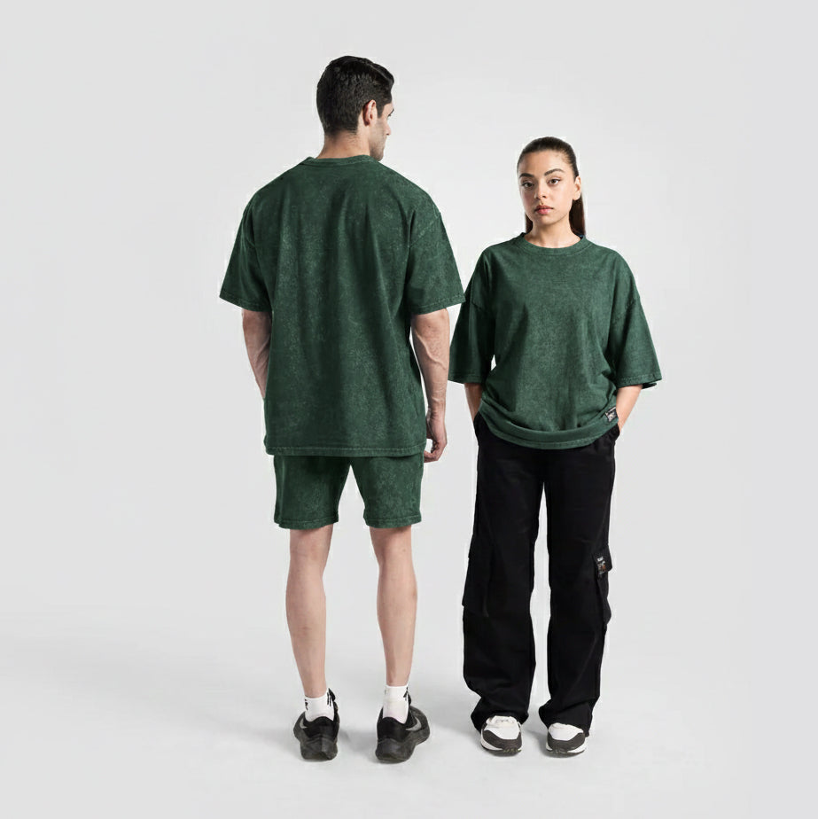 Distressed WashTee (Green)