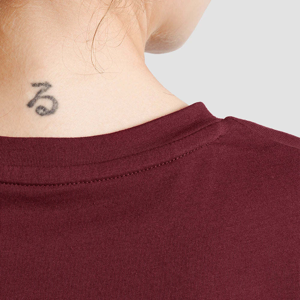 Sculpy Core Tee (Burgundy)