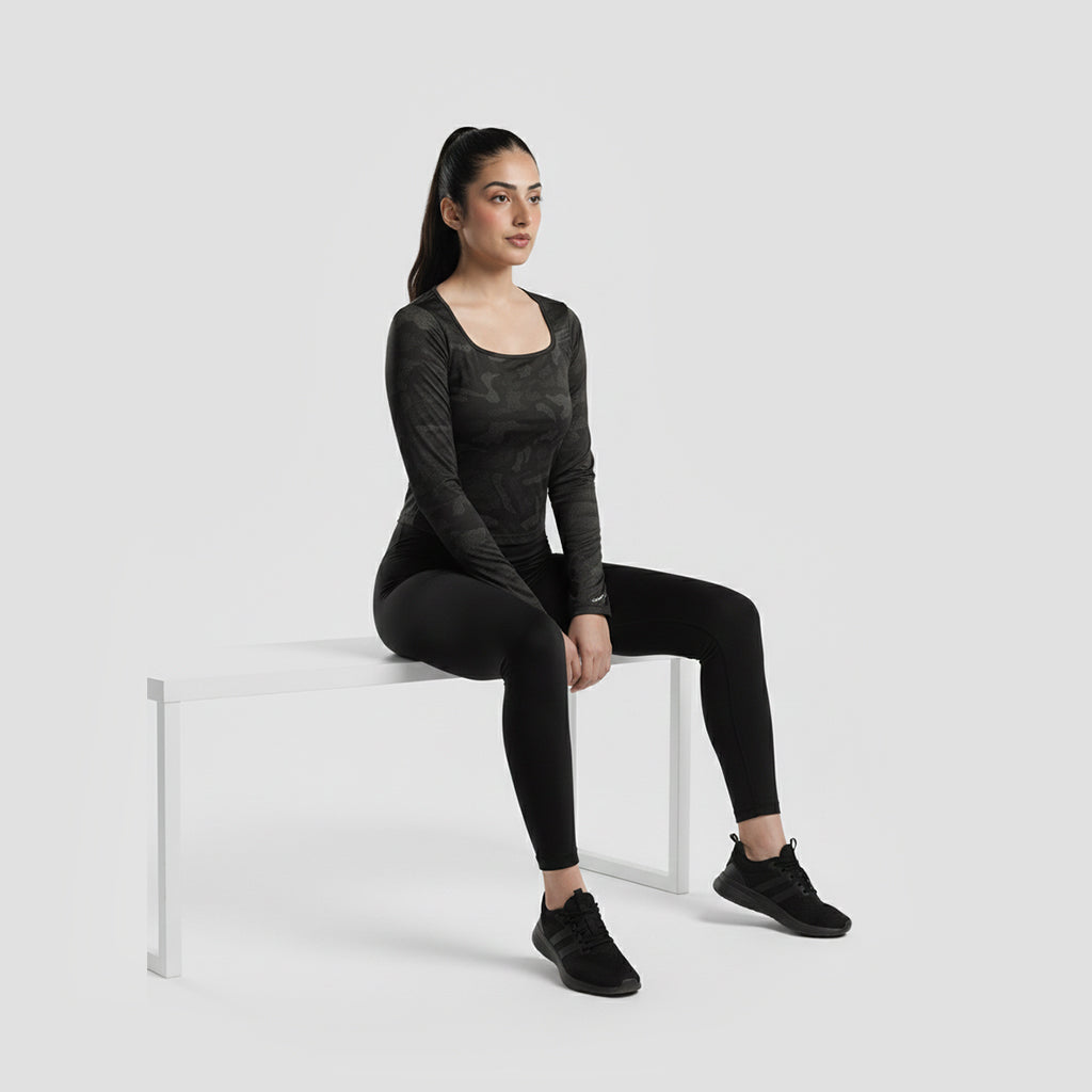 Tempo Compression Top (Black)