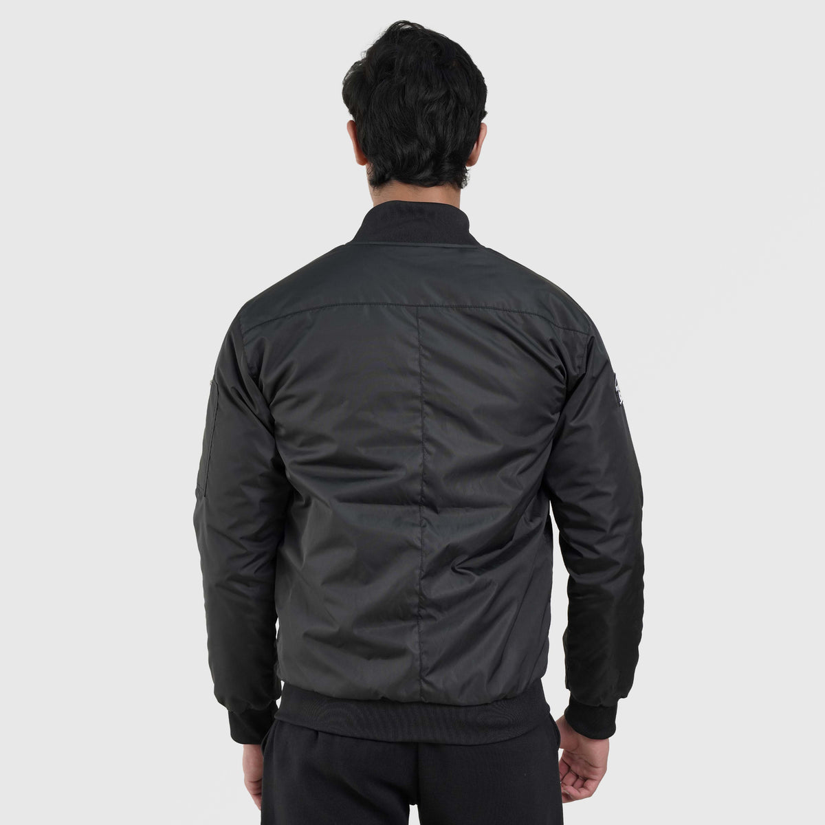 men track top zip gym jacket training outerwear back view Men Track Top Gym Armour Pakistan