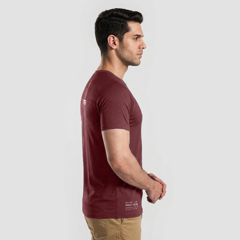 Cross Flex Tee (Maroon)