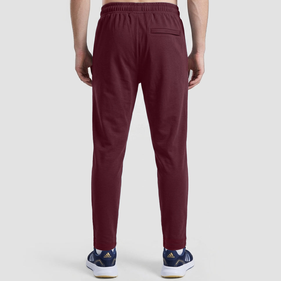 Rise Fit Trousers (Maroon)