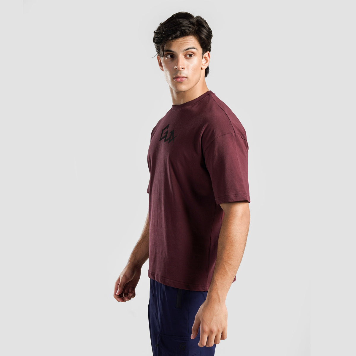 men gym t-shirt sportswear breathable workout tee side view Men T-Shirt Gymarmour Pakistan