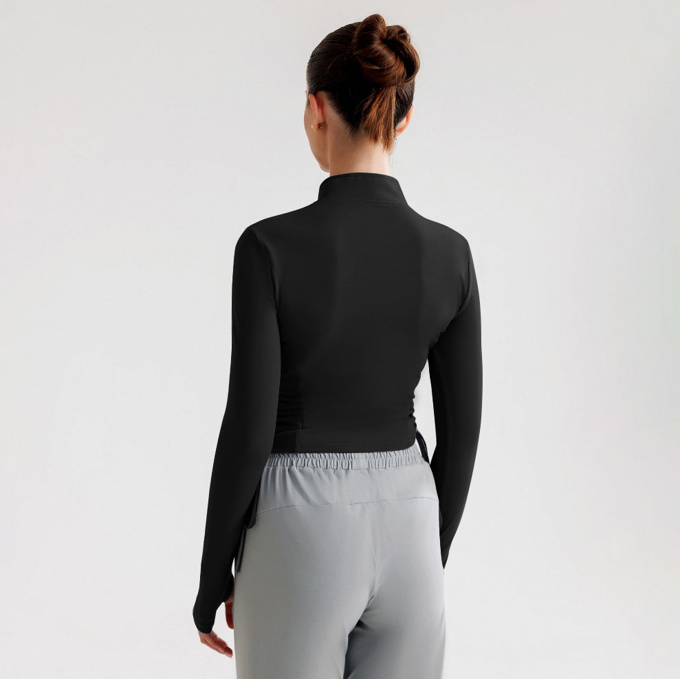 Summit Crop Top (Black)