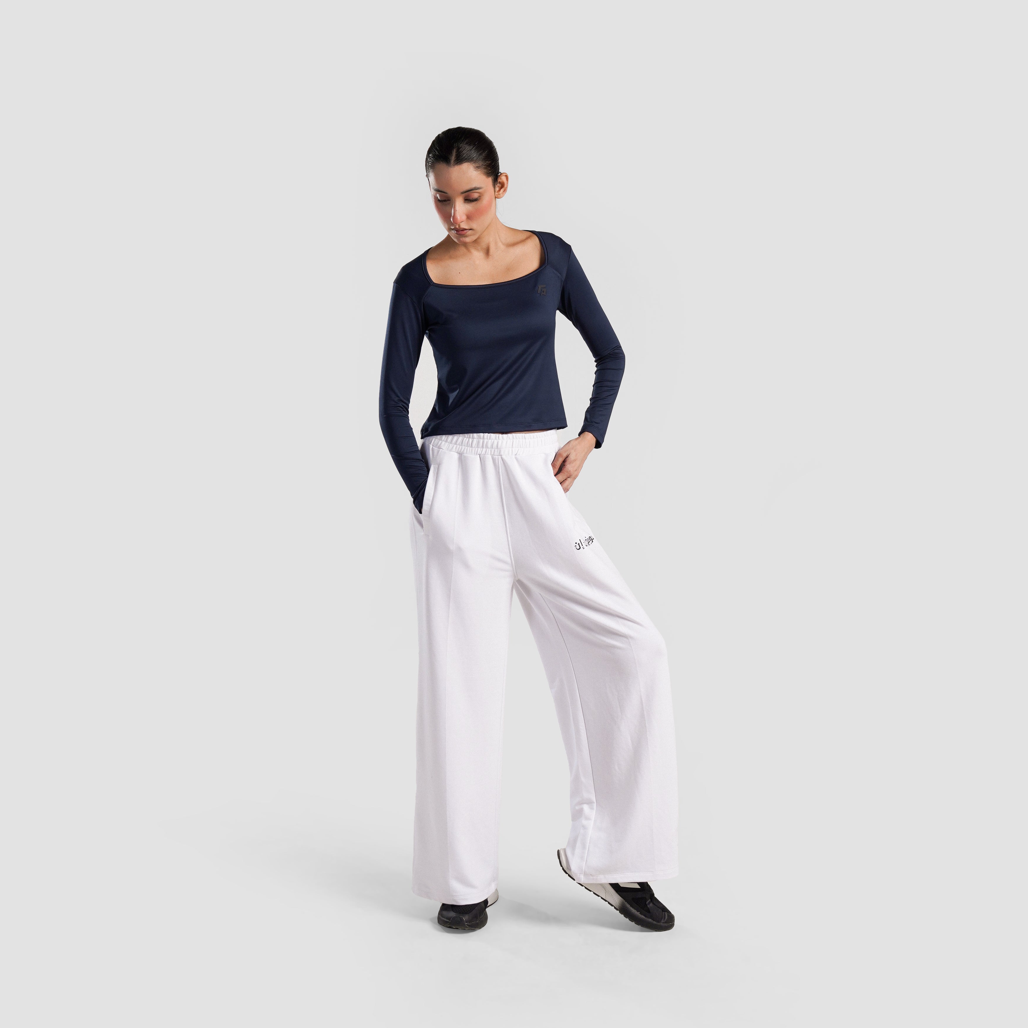 Nova Terry Trousers (White)