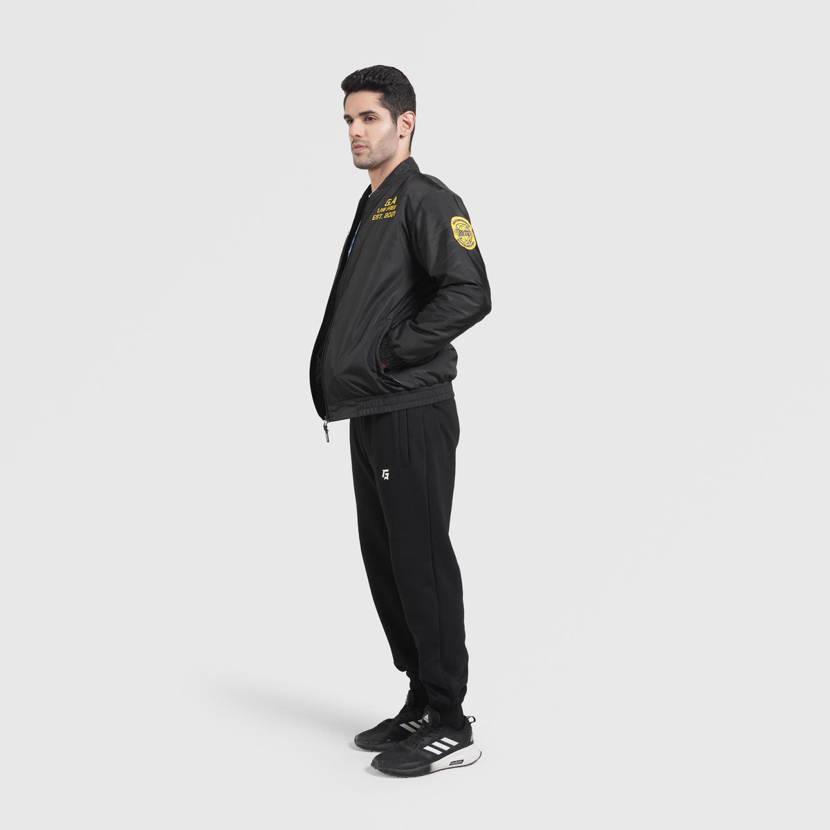men track top zip gym jacket training outerwear fabric detail Men Track Top Gym Armour Pakistan