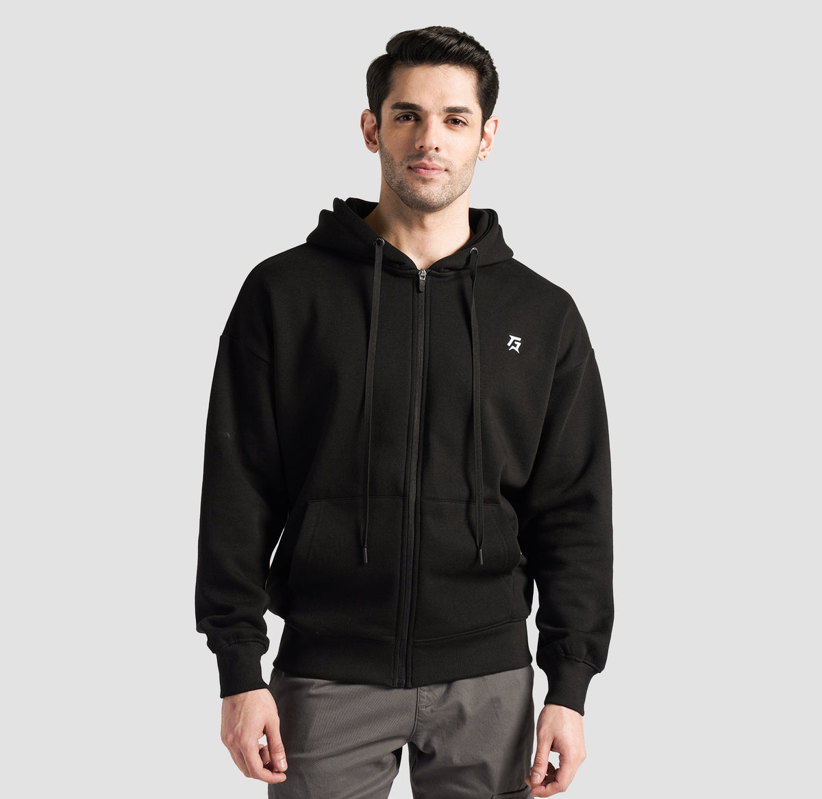men gym jacket zip up workout sportswear front view Men Gym Jacket Gymarmour Pakistan