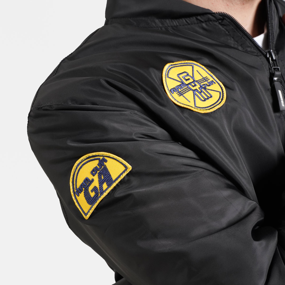 men track top zip gym jacket training outerwear lifestyle view Men Track Top Gymarmour Pakistan
