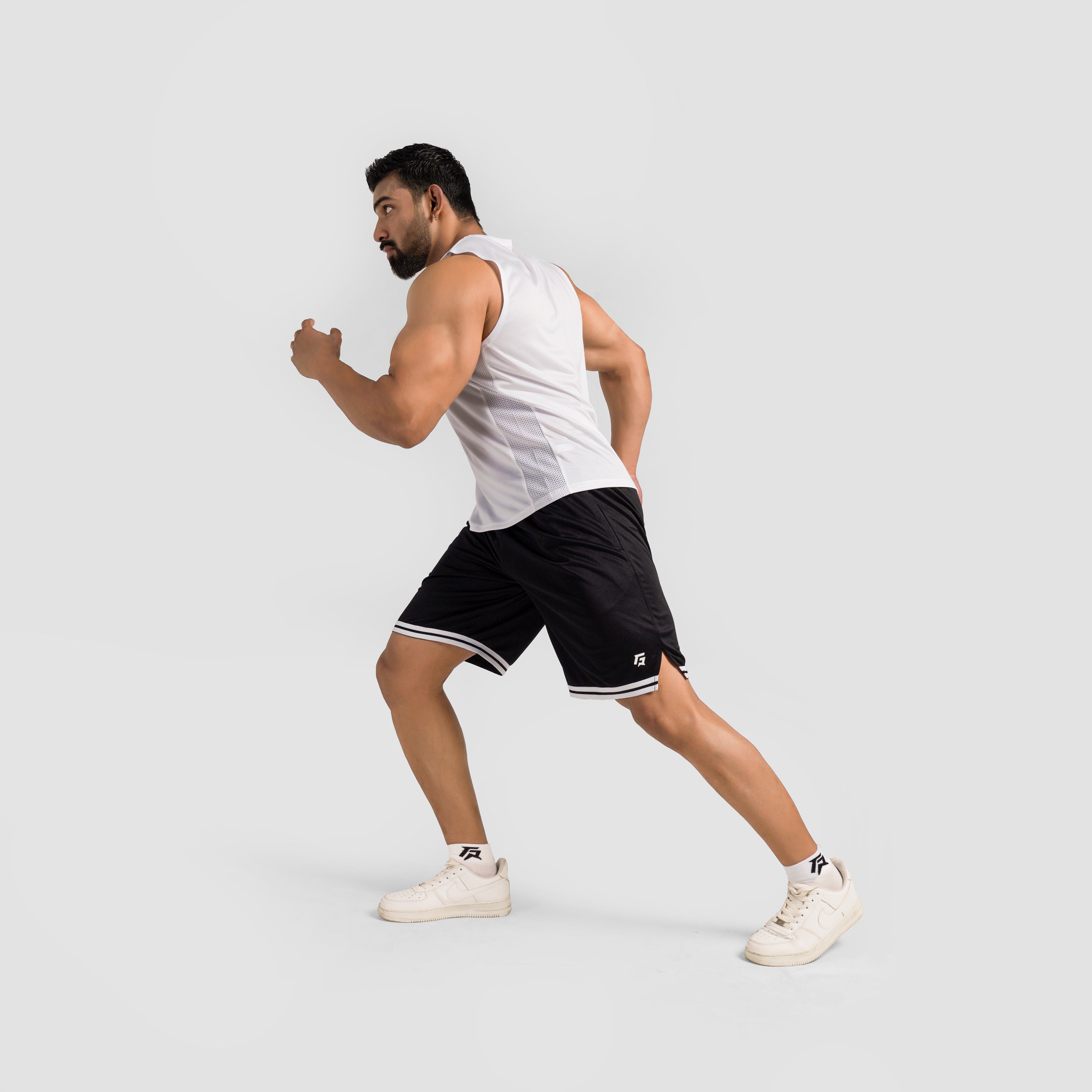 Mesh Flex Shorts (Black)